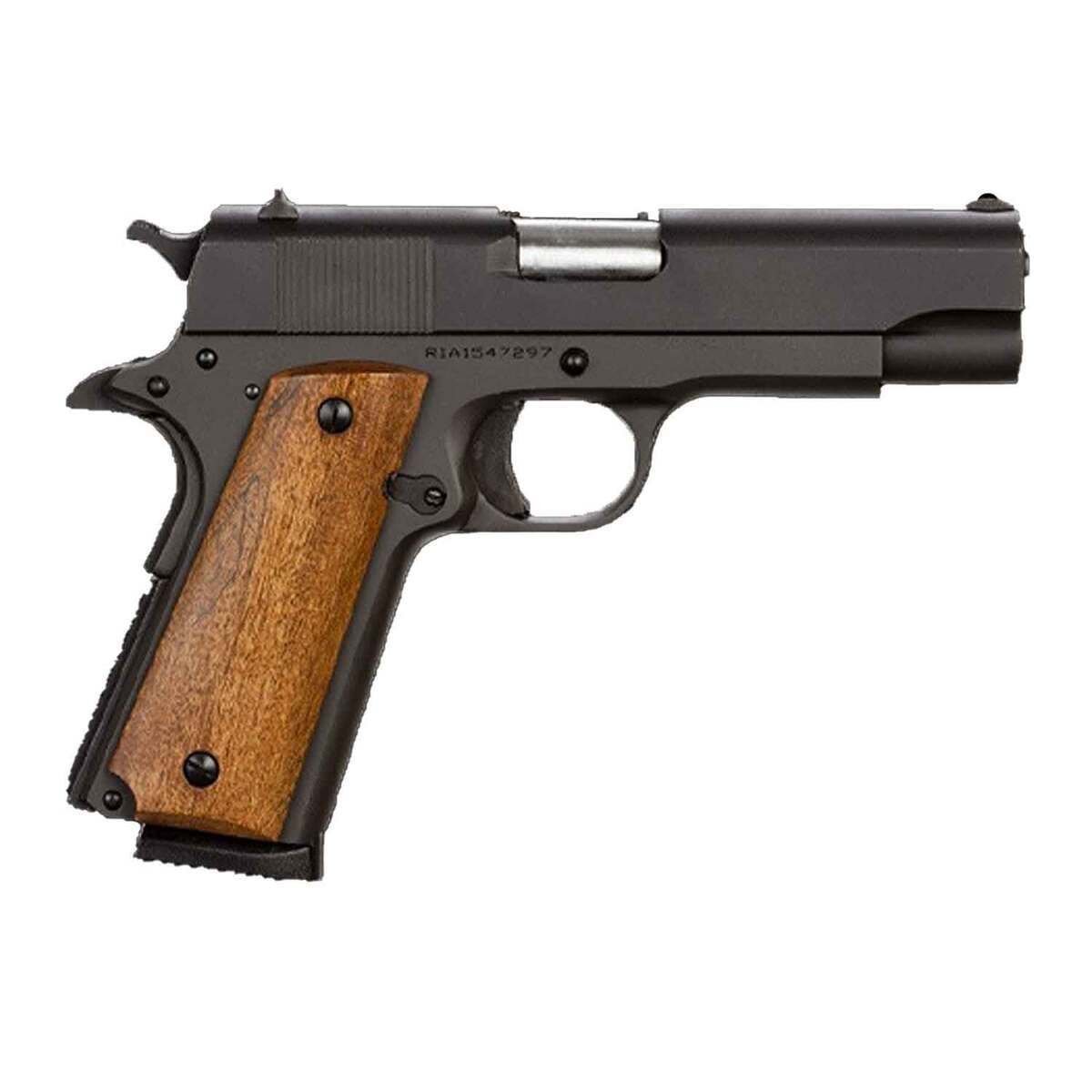 rock-island-armory-gi-standard-45-auto-acp-42in-black-parkerized-pistol-81-rounds-1506812-1.jpg Rock Island Armory GI Standard 45 Auto (ACP) 4.2in Black Parkerized Pistol – 8+1 Rounds - Image 1