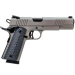 Rock Island Armory M1911-A1 Rock Standard FS 45 Auto (ACP) 5in Gunmetal Gray Cerakote Pistol – 8+1 Rounds – California Compliant