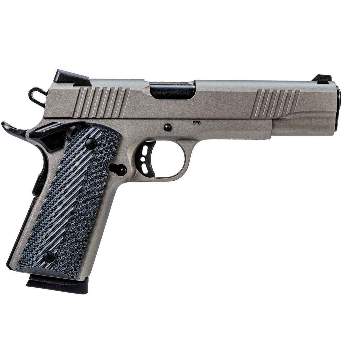 rock-island-armory-m1911-a1-rock-standard-fs-45-auto-acp-5in-gunmetal-grey-cerakote-pistol-81-rounds-california-compliant-1620159-1.jpg Rock Island Armory M1911-A1 Rock Standard FS 45 Auto (ACP) 5in Gunmetal Gray Cerakote Pistol – 8+1 Rounds – California Compliant - Image 1