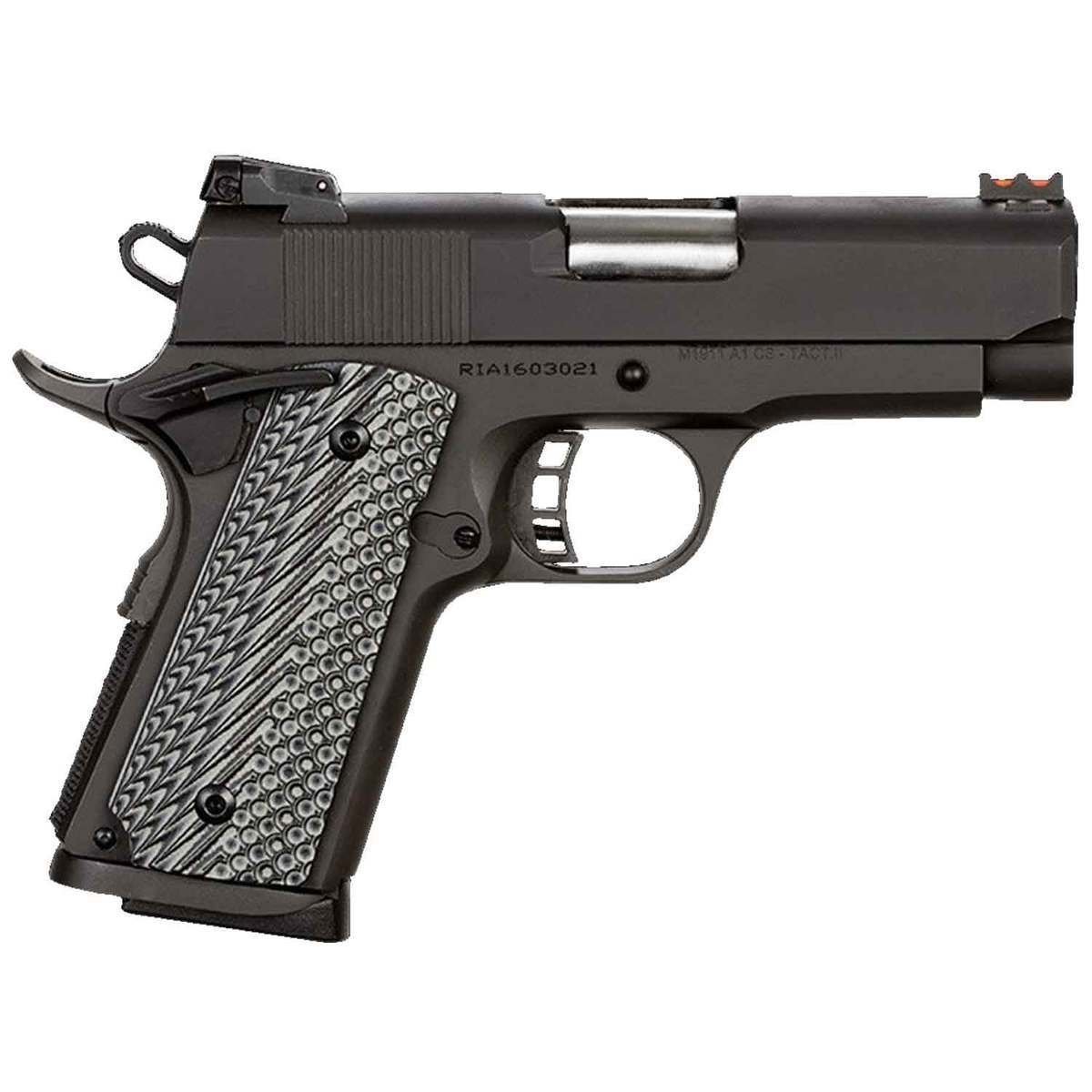 rock-island-armory-rock-ultra-pistol-1506828-1.jpg Rock Island Armory Rock Ultra CS 45 Auto (ACP) 3.5in Black Parkerized Pistol – 7+1 Rounds - Image 1