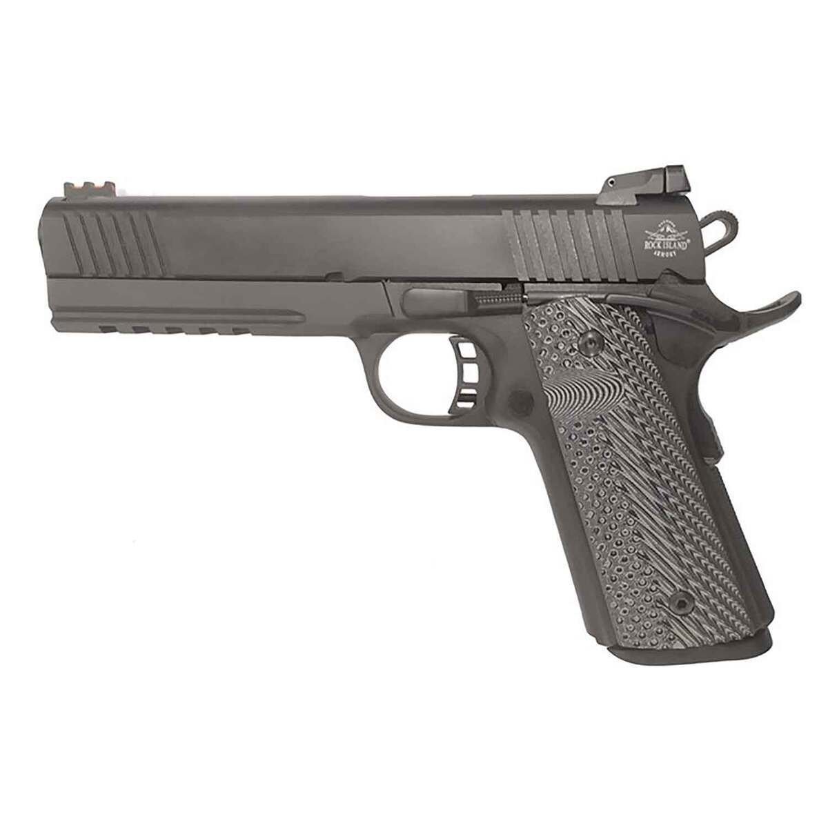 rock-island-armory-tac-ultra-fs-combo-9mm-luger-5in-black-parkerized-pistol-101-rounds-1790382-1.jpg Rock Island Armory TAC Ultra FS Combo 9mm Luger/ 22 TCM 5in Black Parkerized Pistol – 10+1 Rounds - Image 1