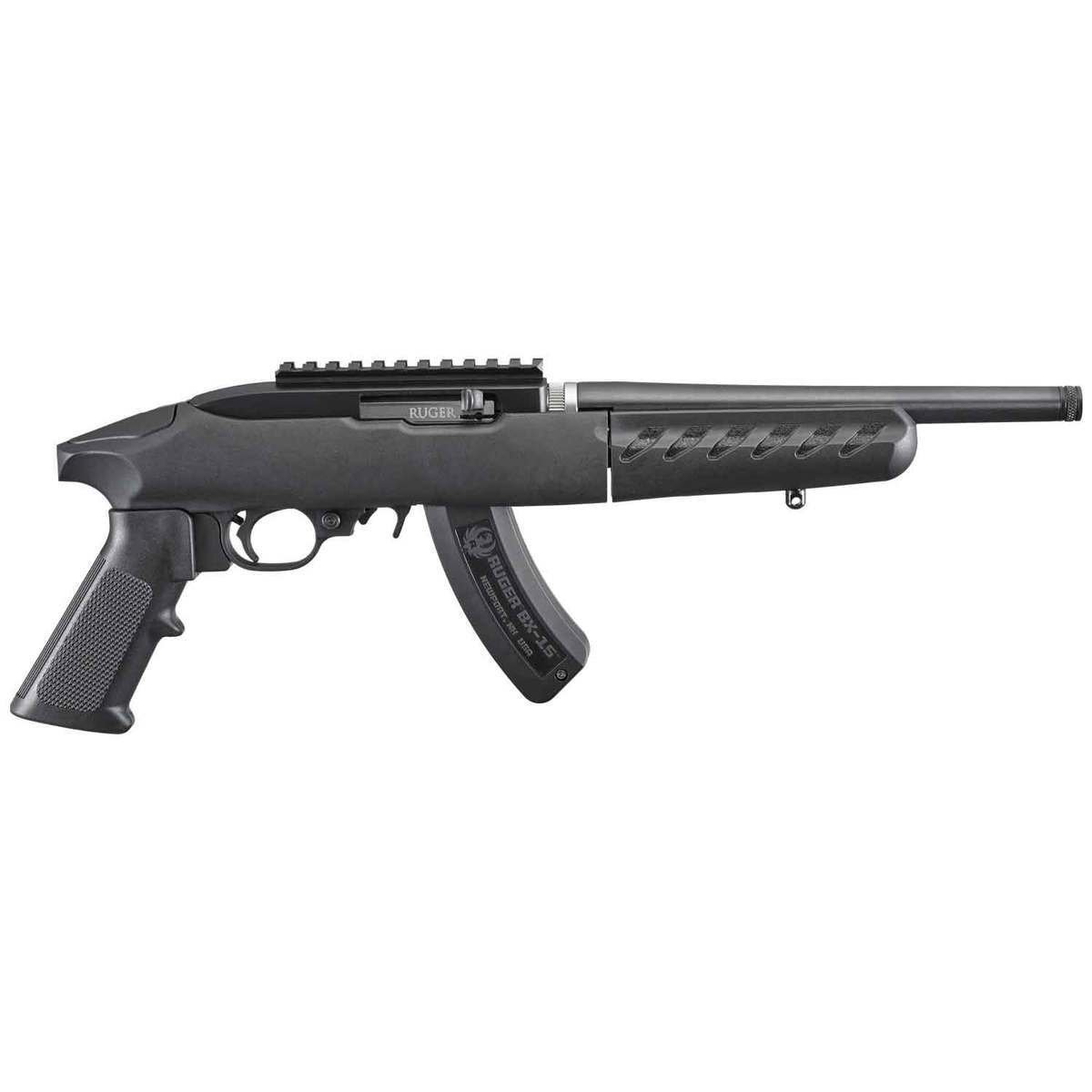 ruger-22-charger-22-long-rifle-10in-black-pistol-151-rounds-1424889-1.jpg Ruger 22 Charger Takedown 22 Long Rifle 10in Black Modern Sporting Pistol – 15+1 Rounds - Image 1
