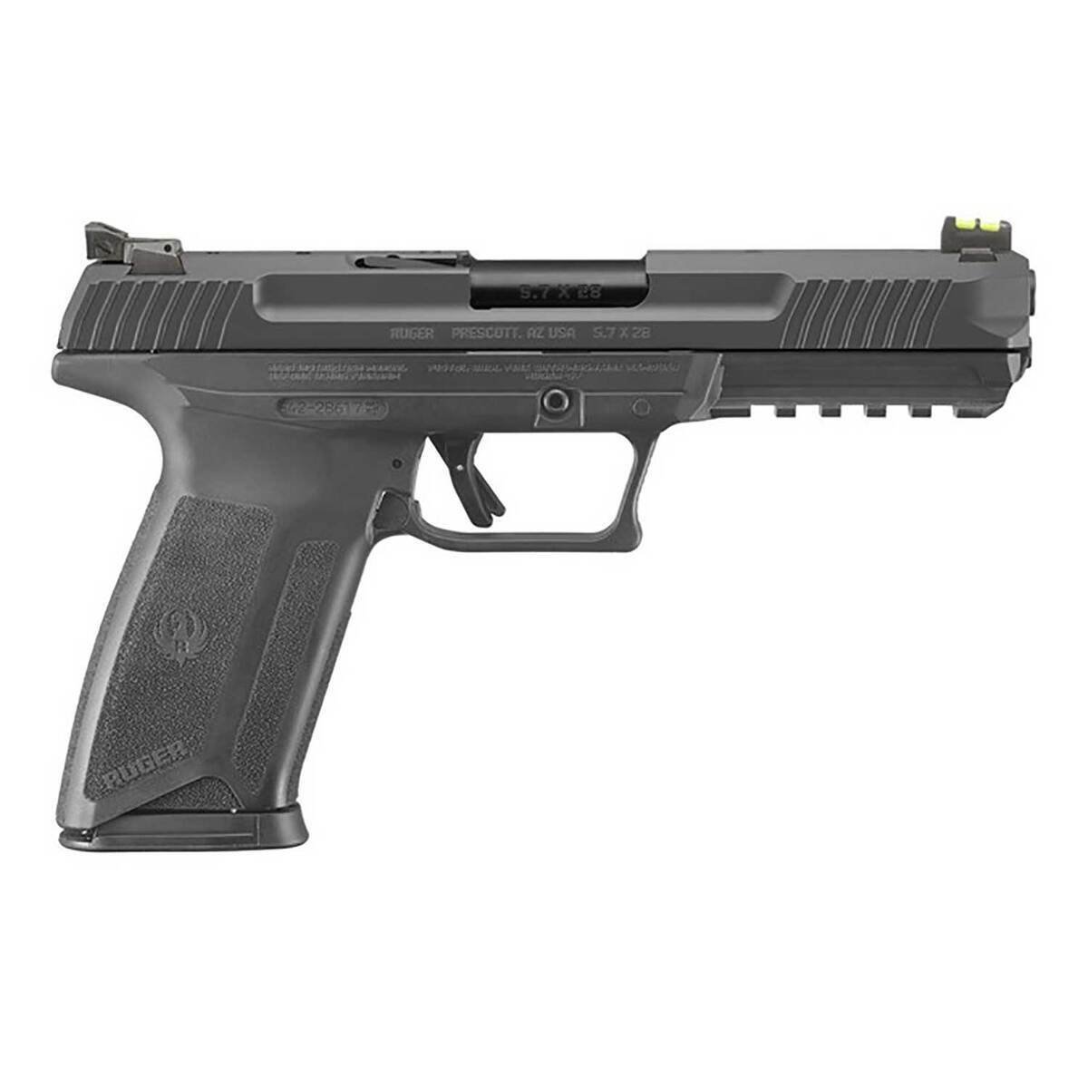 ruger-57-pro-model-57x28mm-494in-black-nitride-pistol-201-1722382-1.jpg Ruger 57 Pro Model 5.7x28mm 4.94in Black Nitride Pistol – 20+1 - Image 1