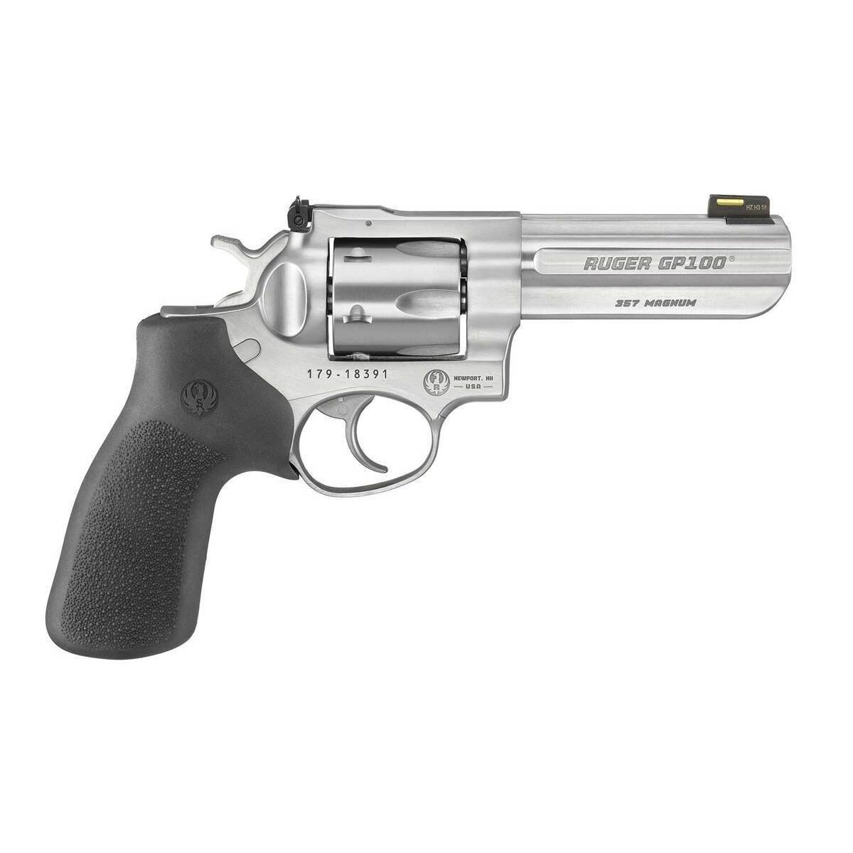 ruger-gp100-match-champion-357-magnum-42in-stainless-revolver-6-rounds-1741234-1.jpg Ruger GP100 Match Champion 357 Magnum 4.2in Stainless Revolver – 6 Rounds - Image 1