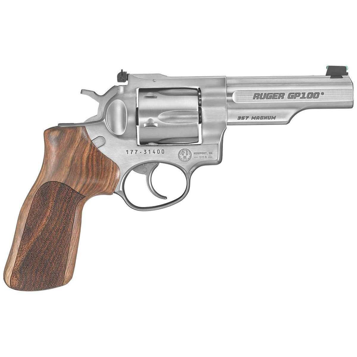 ruger-gp100-match-champion-adjustable-sights-357-magnum-42in-stainless-revolver-6-rounds-1408543-1.jpg Ruger GP100 Match Champion Adjustable Sights 357 Magnum 4.2in Stainless Revolver – 6 Rounds - Image 1