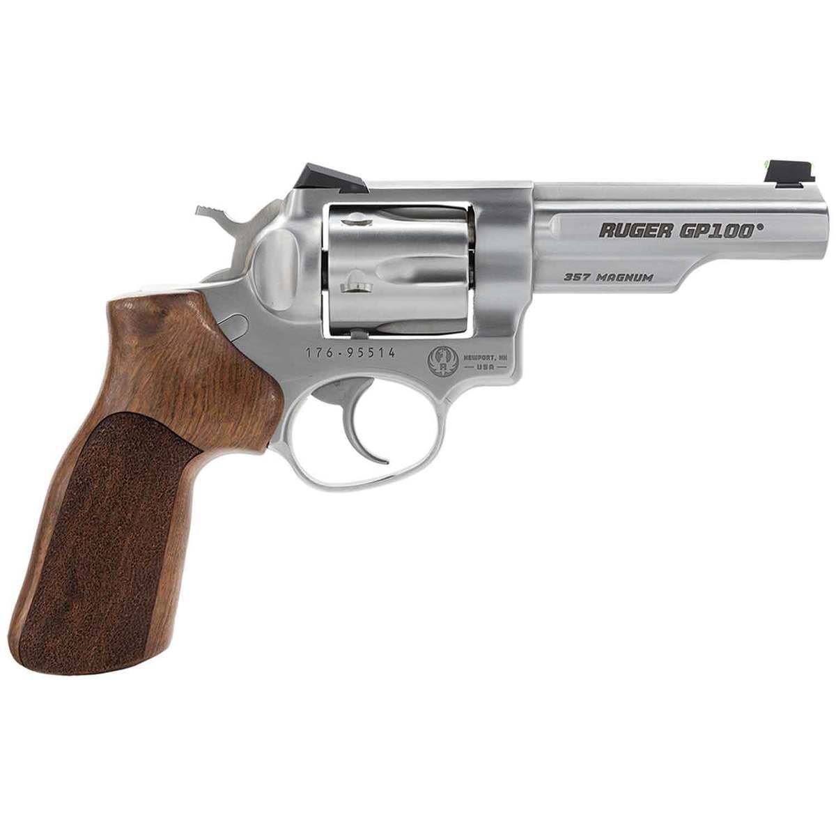 ruger-gp100-match-champion-fixed-sights-357-magnum-42in-stainless-revolver-6-rounds-1384171-1.jpg Ruger GP100 Match Champion Fixed Sights 357 Magnum 4.2in Stainless Revolver – 6 Rounds - Image 1