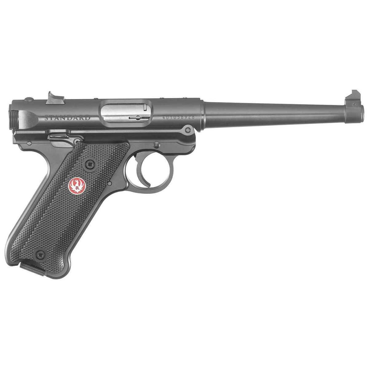 ruger-mark-iv-standard-22-long-rifle-6in-blued-pistol-101-rounds-1506892-1.jpg Ruger Mark IV Standard 22 Long Rifle 6in Blued Pistol – 10+1 Rounds - Image 1