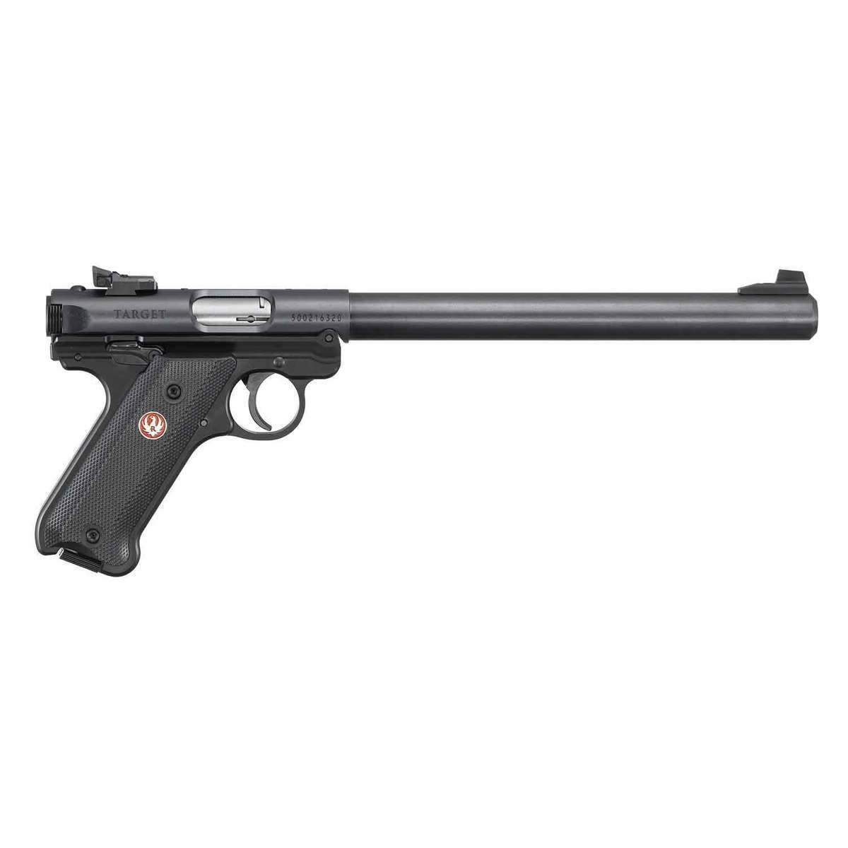 ruger-mark-iv-target-22-long-rifle-10in-blued-pistol-101-rounds-1621664-1.jpg Ruger Mark IV Target 22 Long Rifle 10in Blued Pistol – 10+1 Rounds - Image 1
