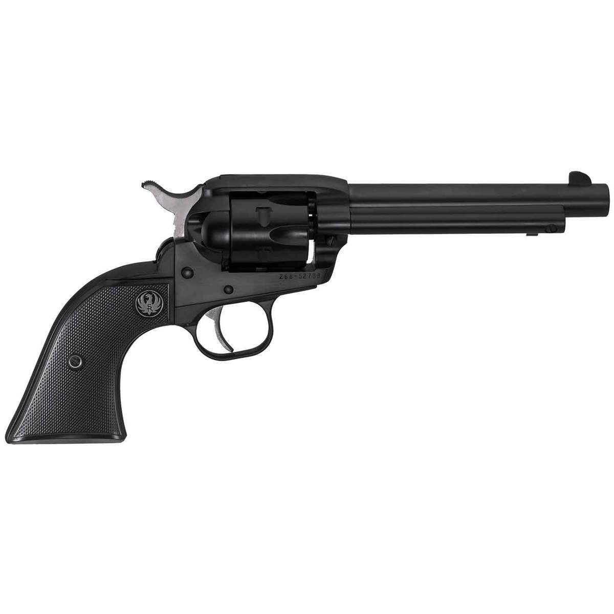 ruger-new-model-single-six-convertible-22-wmr-22-mag22-long-rifle-55in-blued-revolver-6-rounds-301817-1.jpg Ruger New Model Single-Six Convertible 22 WMR (22 Mag)/22 Long Rifle 5.5in Blued Revolver – 6 Rounds - Image 1