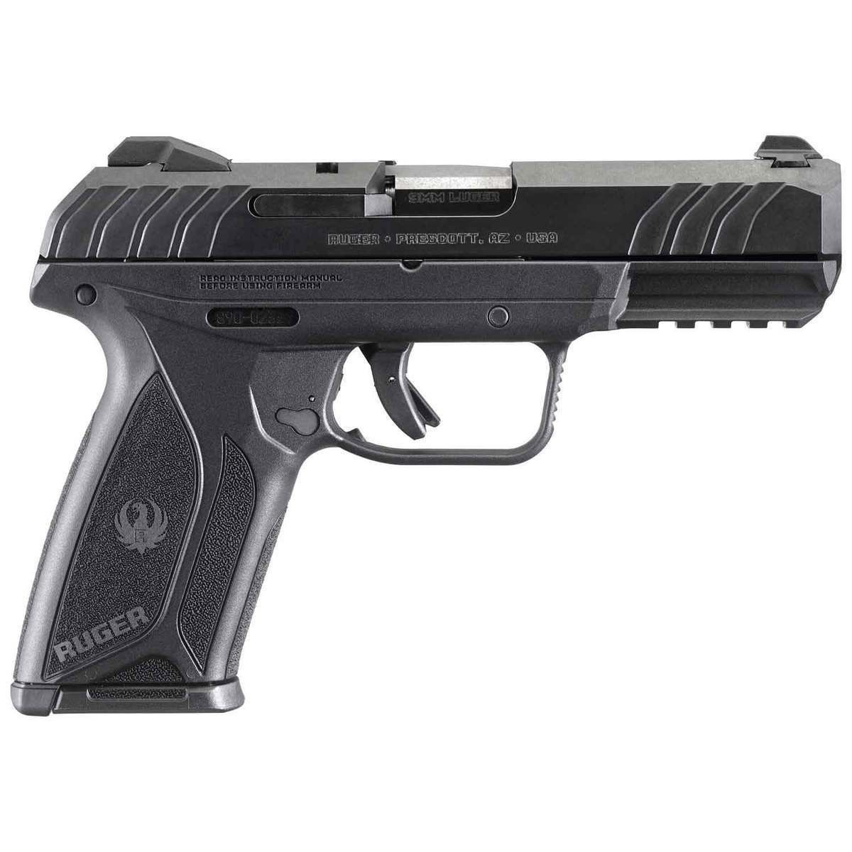 ruger-security-9-9mm-luger-4in-black-pistol-101-rounds-1506890-1.jpg Ruger Security-9 9mm Luger 4in Black Pistol – 10+1 Rounds - Image 1