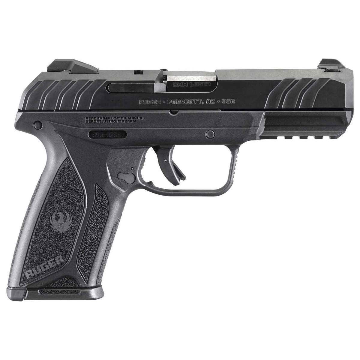ruger-security-9-9mm-luger-4in-black-pistol-151-rounds-1494656-1.jpg Ruger Security-9 9mm Luger 4in Black Pistol – 15+1 Rounds - Image 1