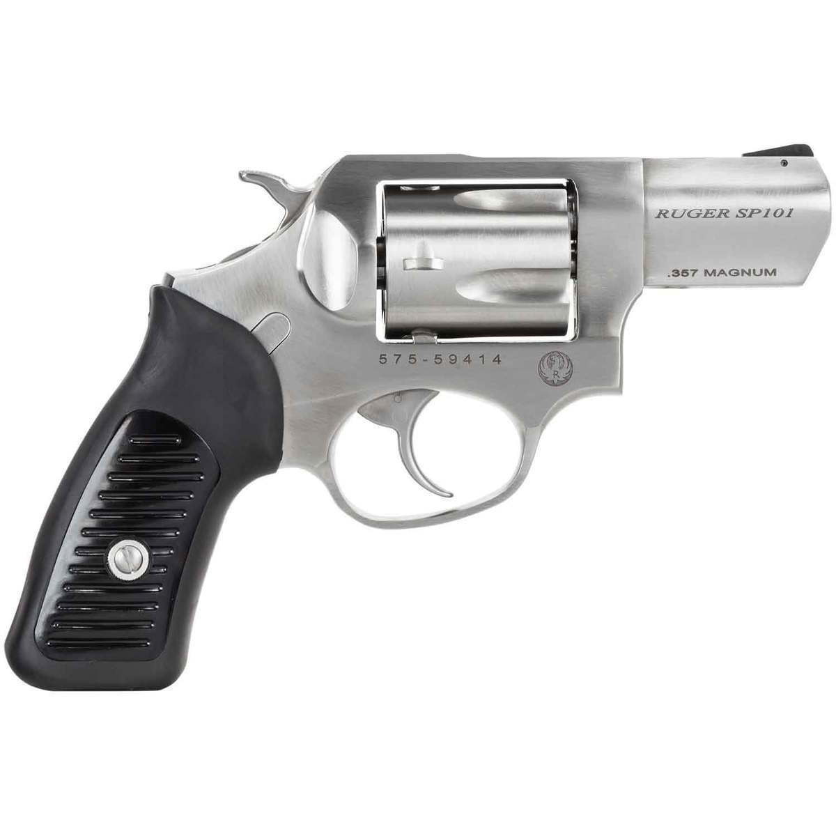 ruger-sp101-357-magnum-225in-stainless-revolver-5-rounds-301889-1.jpg Ruger SP101 357 Magnum 2.25in Stainless Revolver – 5 Rounds - Image 1