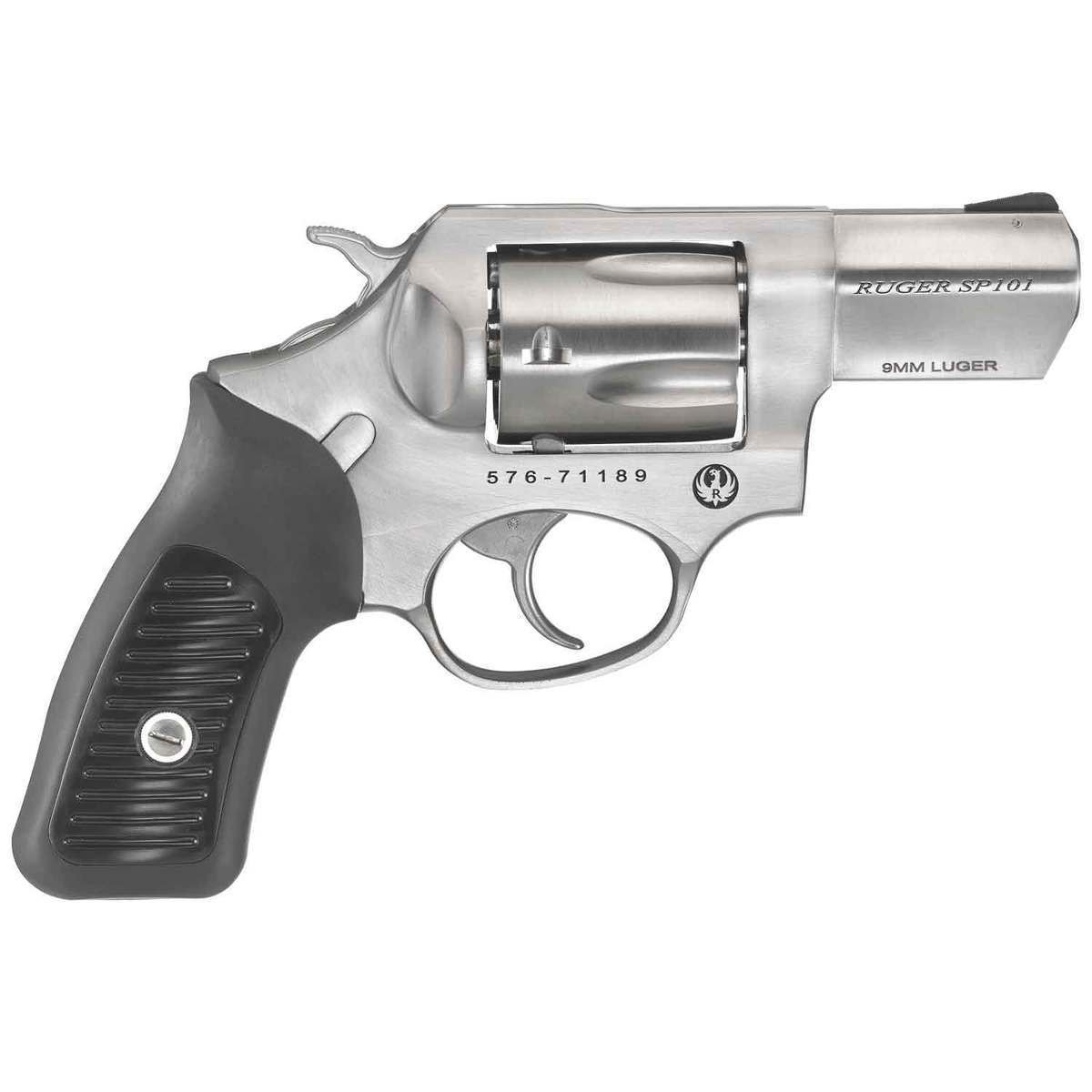 ruger-sp101-9mm-luger-225in-stainless-revolver-5-rounds-1506899-1.jpg Ruger SP101 9mm Luger 2.25in Stainless Revolver – 5 Rounds - Image 1