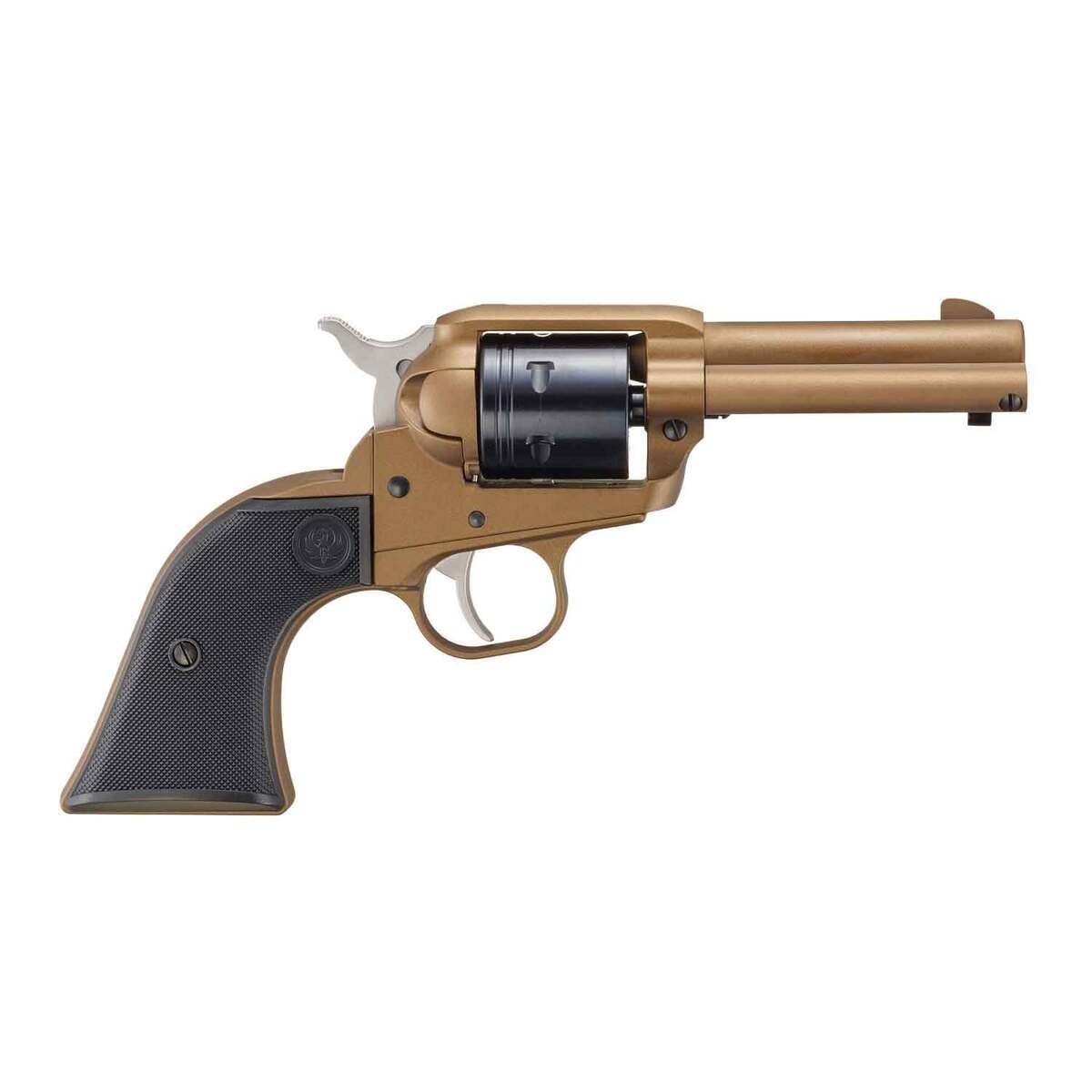 ruger-wrangler-22-long-rifle-375in-burnt-bronze-cerakote-revolver-6-rounds-1797127-1.jpg Ruger Wrangler 22 Long Rifle 3.75in Burnt Bronze Cerakote Revolver – 6 Rounds - Image 1