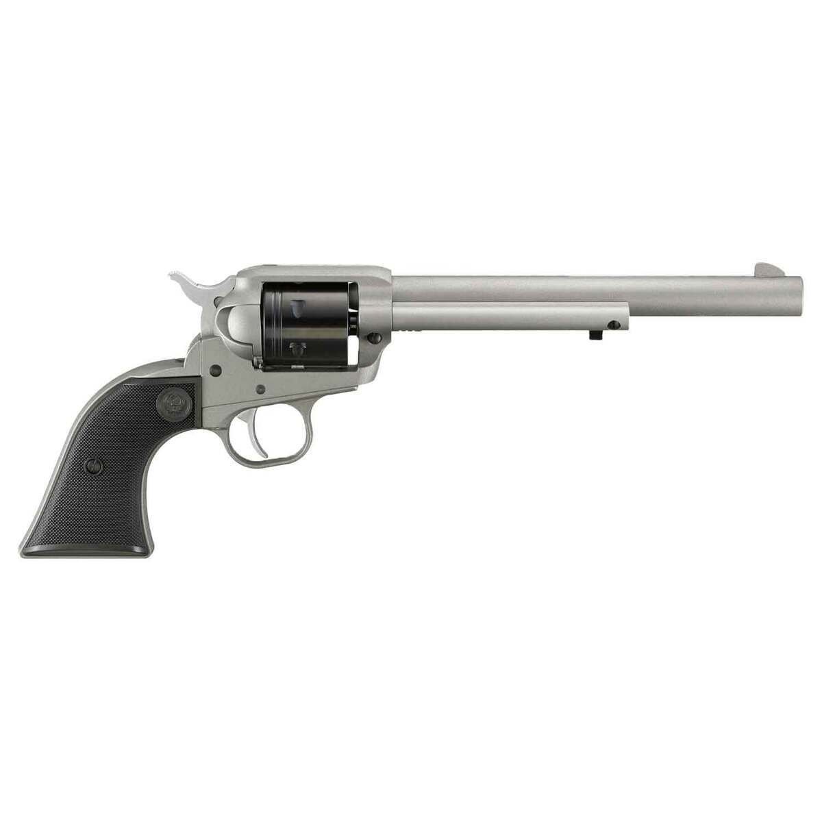 ruger-wrangler-22-long-rifle-75in-silver-cerakote-revolver-6-rounds-1806447-1.jpg Ruger Wrangler 22 Long Rifle 7.5in Silver Cerakote Revolver – 6 Rounds - Image 1