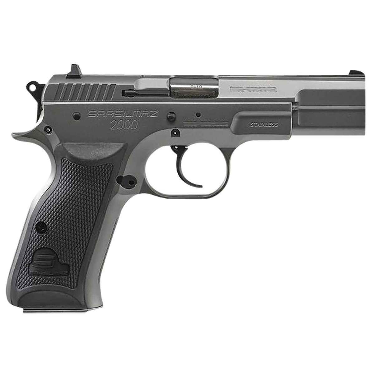 sar-usa-2000-9mm-luger-45in-stainless-pistol-171-rounds-1675052-1.jpg Sar USA 2000 9mm Luger 4.5in Stainless Pistol – 17+1 Rounds - Image 1