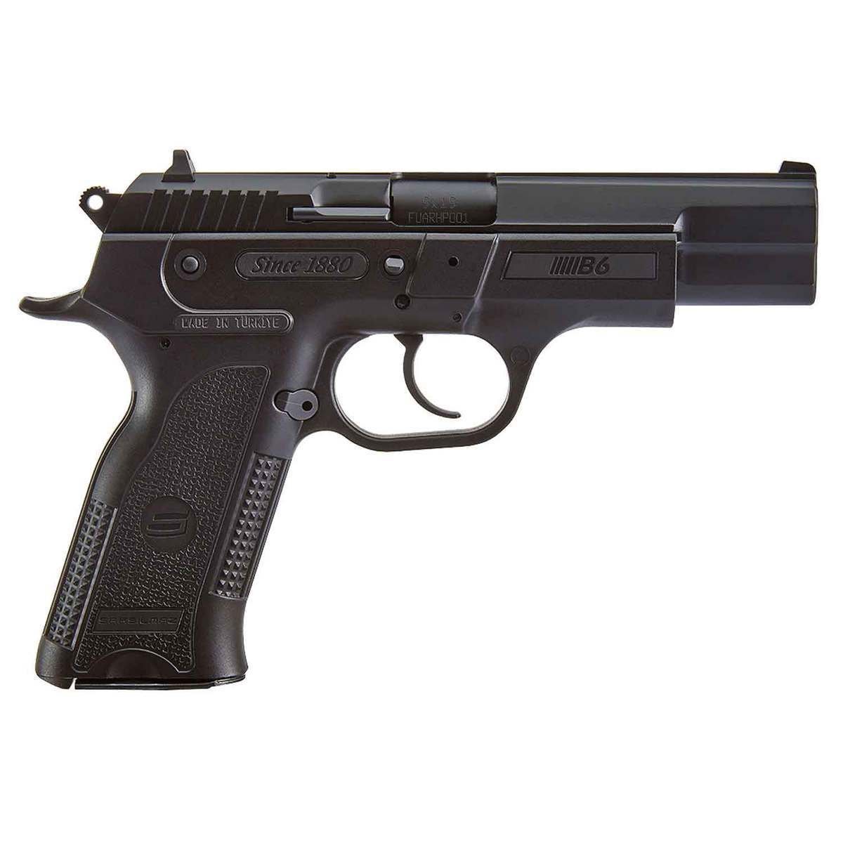 sar-usa-b6-9mm-luger-45in-black-pistol-171-rounds-1675023-1.jpg Sar USA B6 9mm Luger 4.5in Black Pistol – 17+1 Rounds - Image 1