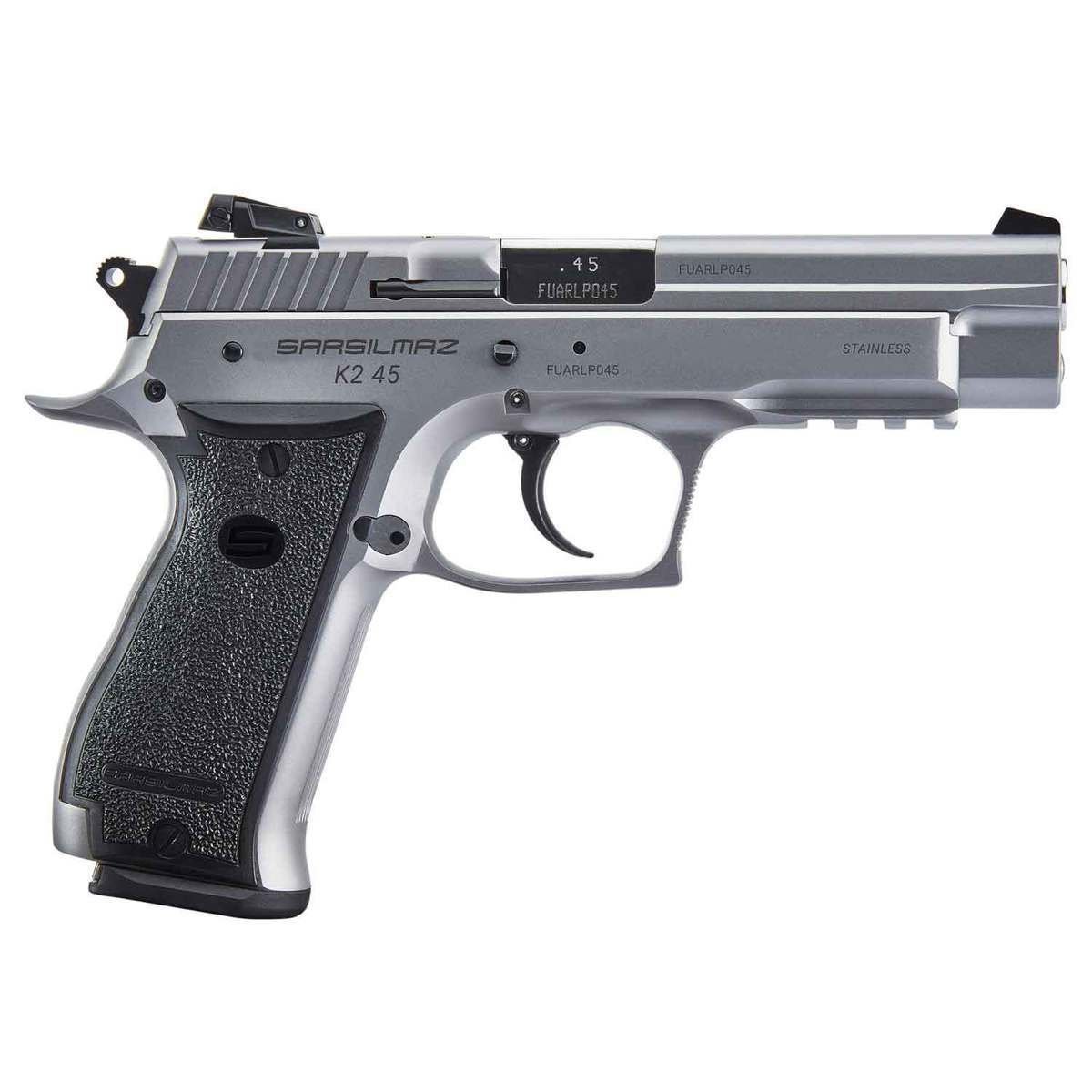 sar-usa-k2-45-auto-acp-47in-stainless-pistol-101-rounds-1675056-1.jpg Sar USA K2 45 Auto (ACP) 4.7in Stainless Pistol – 10+1 Rounds - Image 1