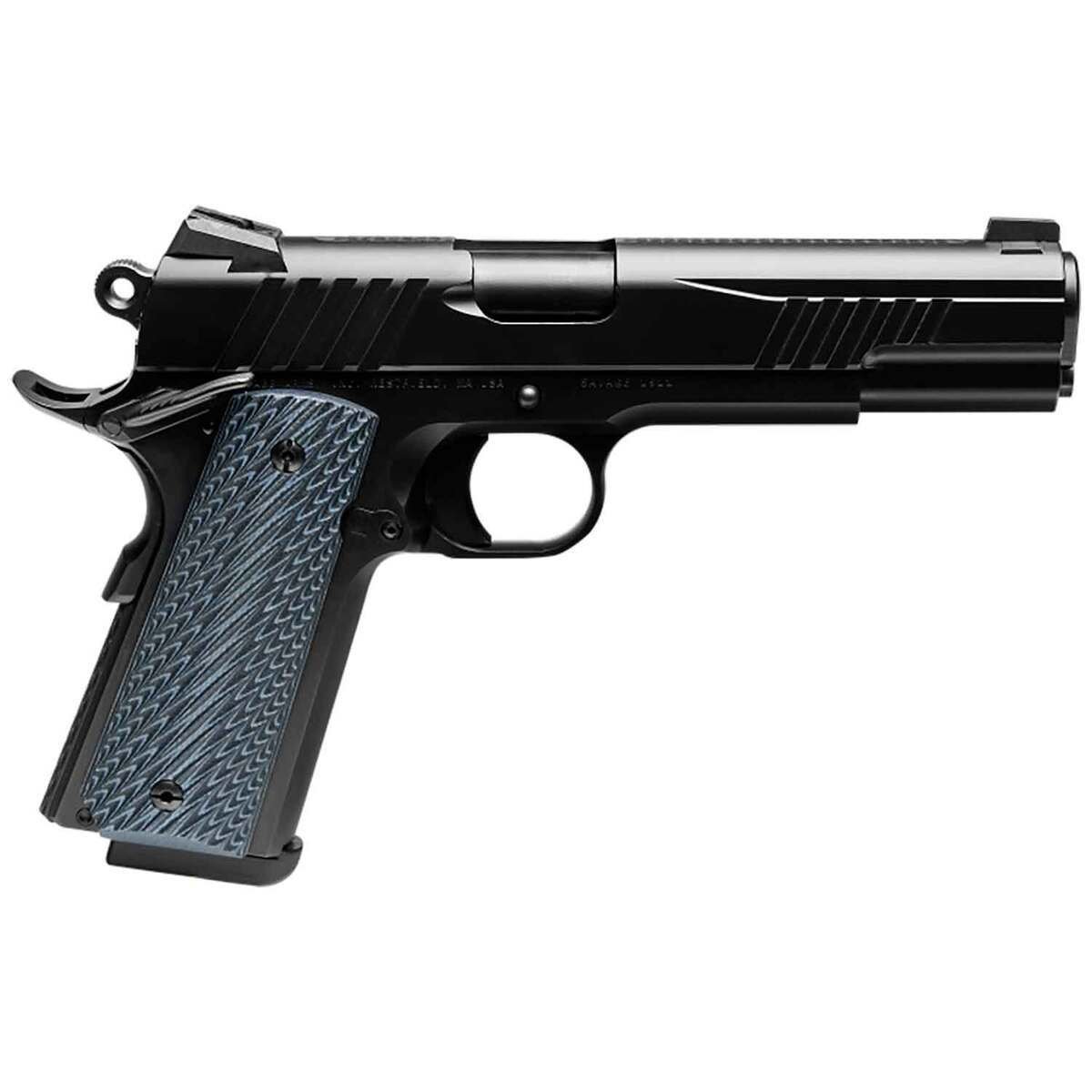 savage-arms-1911-government-45-auto-acp-5in-black-nitride-pistol-81-rounds-1794032-1.jpg Savage Arms 1911 Government 45 Auto (ACP) 5in Black Nitride Pistol – 8+1 Rounds - Image 1