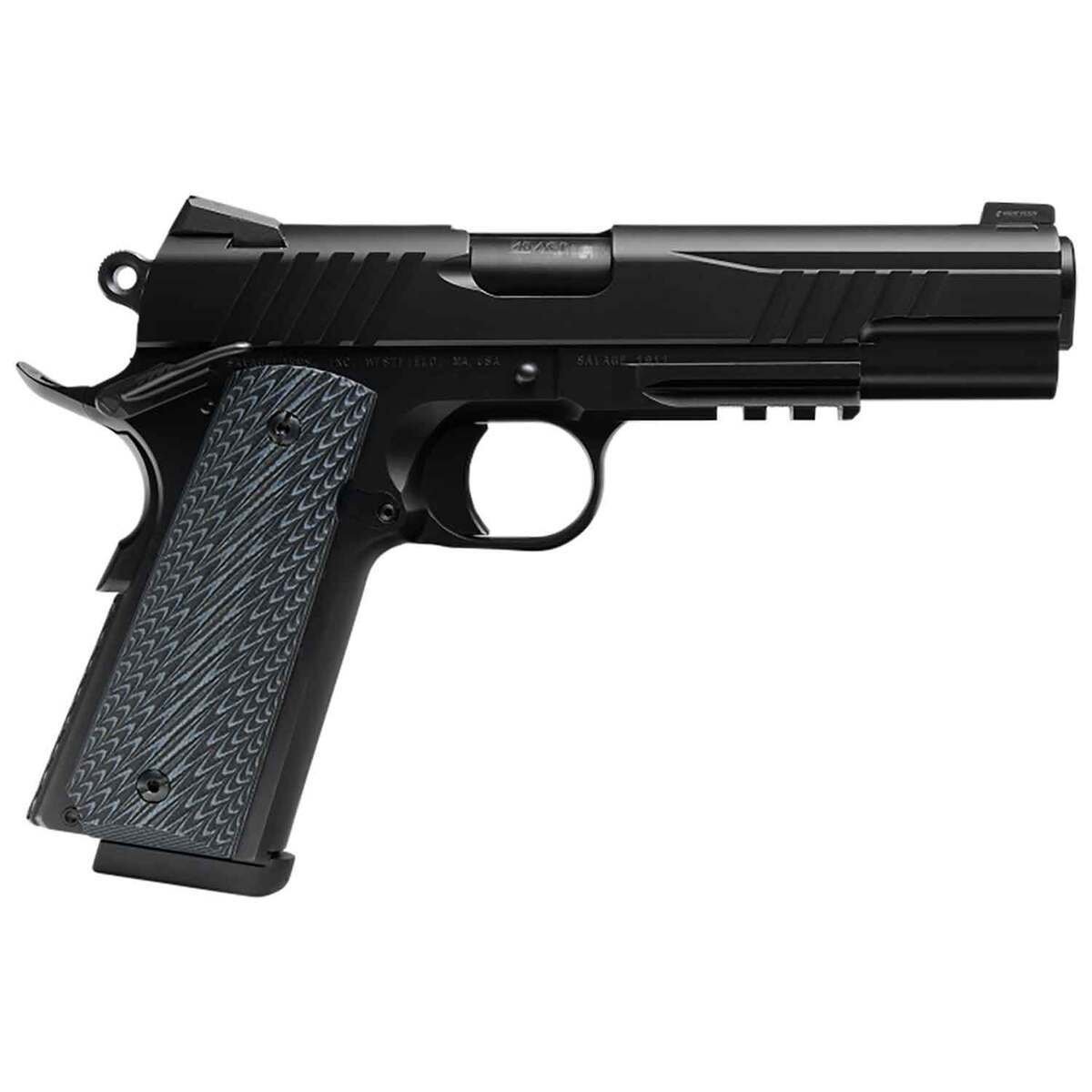 savage-arms-1911-government-45-auto-acp-5in-black-nitride-pistol-81-rounds-1794037-1.jpg Savage Arms 1911 Government 45 Auto (ACP) 5in Black Nitride Pistol – 8+1 Rounds - Image 1