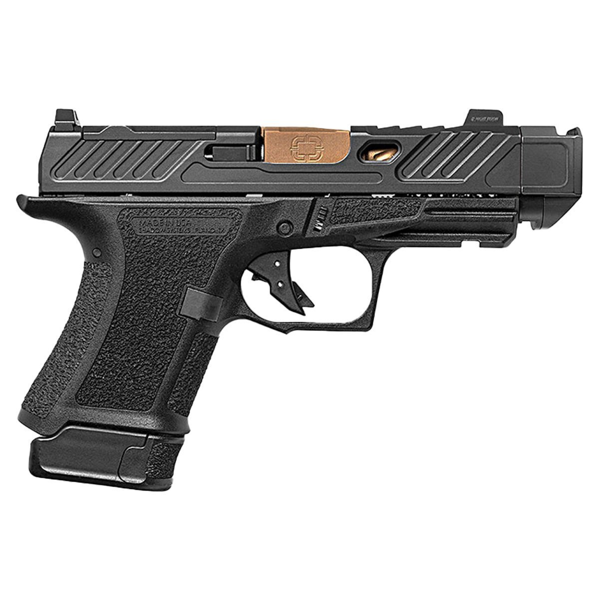 shadow-systems-cr920-combat-9mm-luger-375in-blackbronze-nitride-pistol-131-rounds-1819304-1.jpg Shadow Systems CR920 Combat 9mm Luger 3.75in Black/Bronze Nitride Pistol – 13+1 Rounds - Image 1
