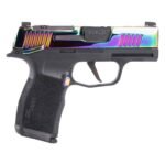 Sig Sauer P365X Rainbow 9mm Luger 3.1in Rainbow Titanium Pistol – 12+1 Rounds