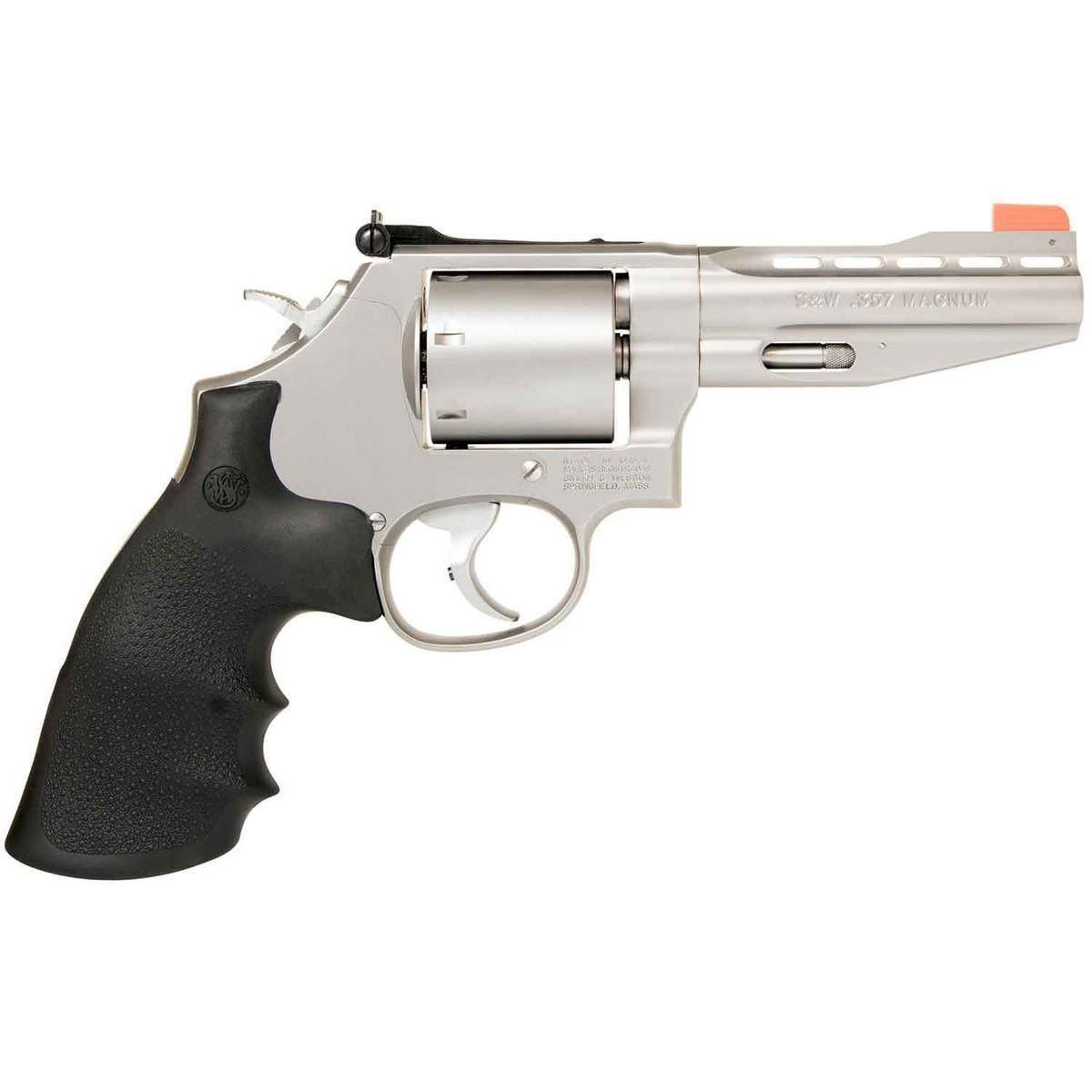 smith-wesson-m686-revolver-1506957-1.jpg Smith & Wesson M686 357 Magnum 4in Stainless Steel Revolver – 6 Rounds - Image 1