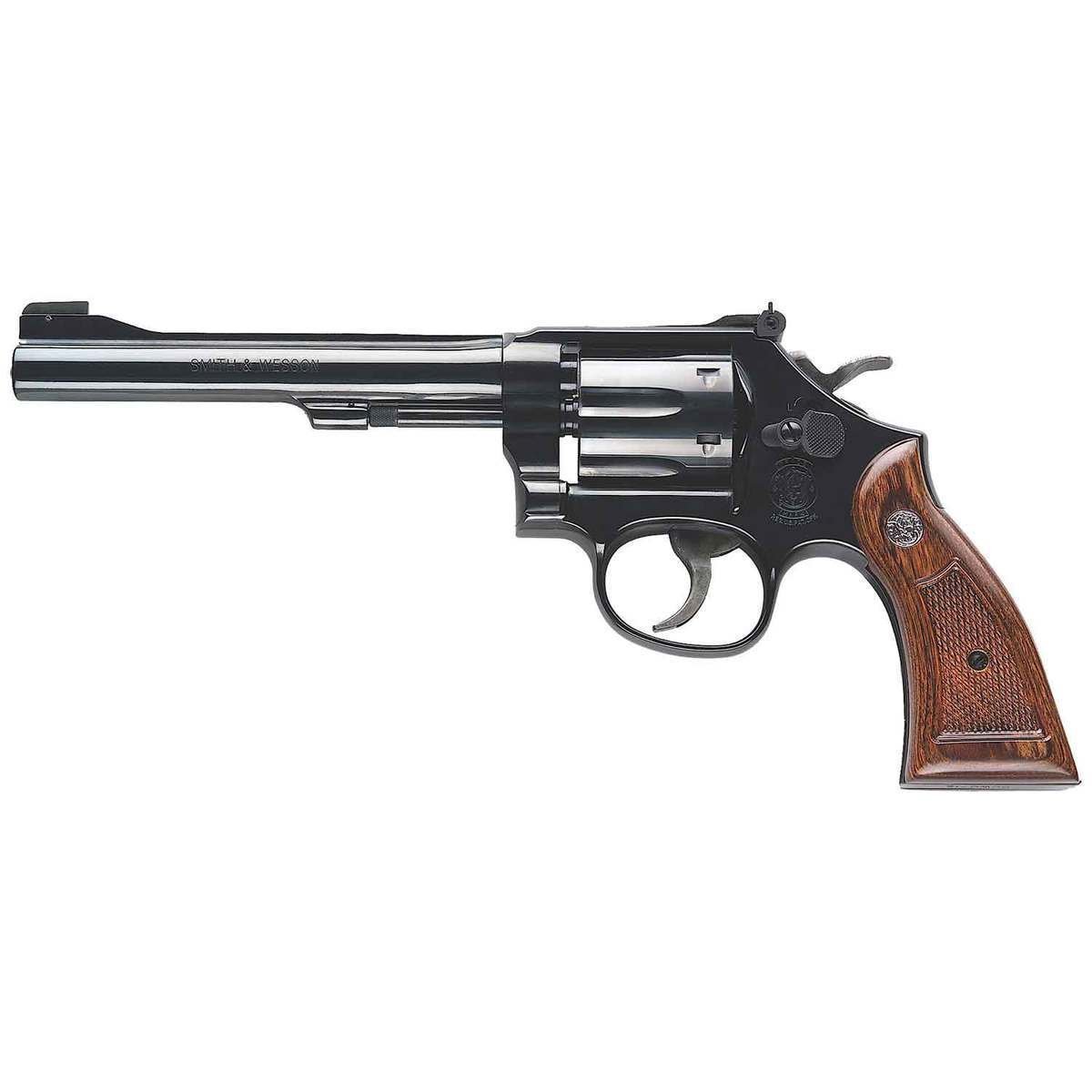 smith-wesson-model-17-masterpiece-22-long-rifle-6in-blued-revolver-6-rounds-1456912-1.jpg Smith & Wesson Model 17 Masterpiece 22 Long Rifle 6in Blued Revolver – 6 Rounds - Image 1
