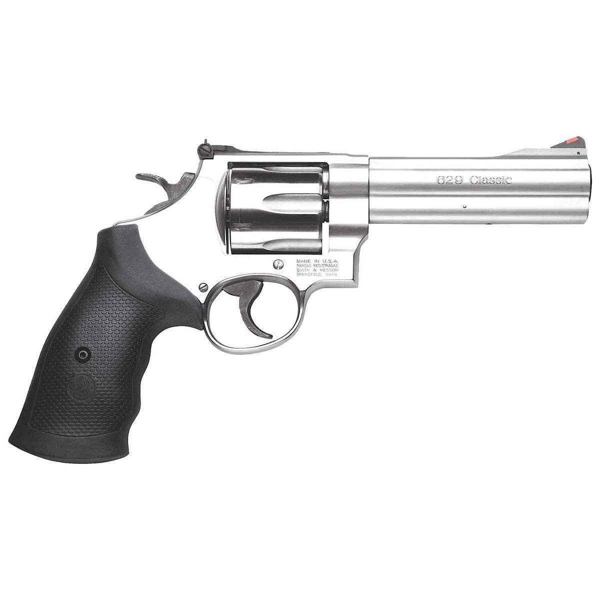 smith-wesson-model-629-revolver-305423-1.jpg Smith & Wesson Model 629 44 Magnum 5in Stainless Revolver – 6 Rounds - Image 1