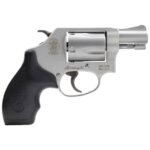 Smith & Wesson Model 637 w/ Internal Lock 38 Special 1.88in Matte Silver/Black Revolver – 5 Rounds