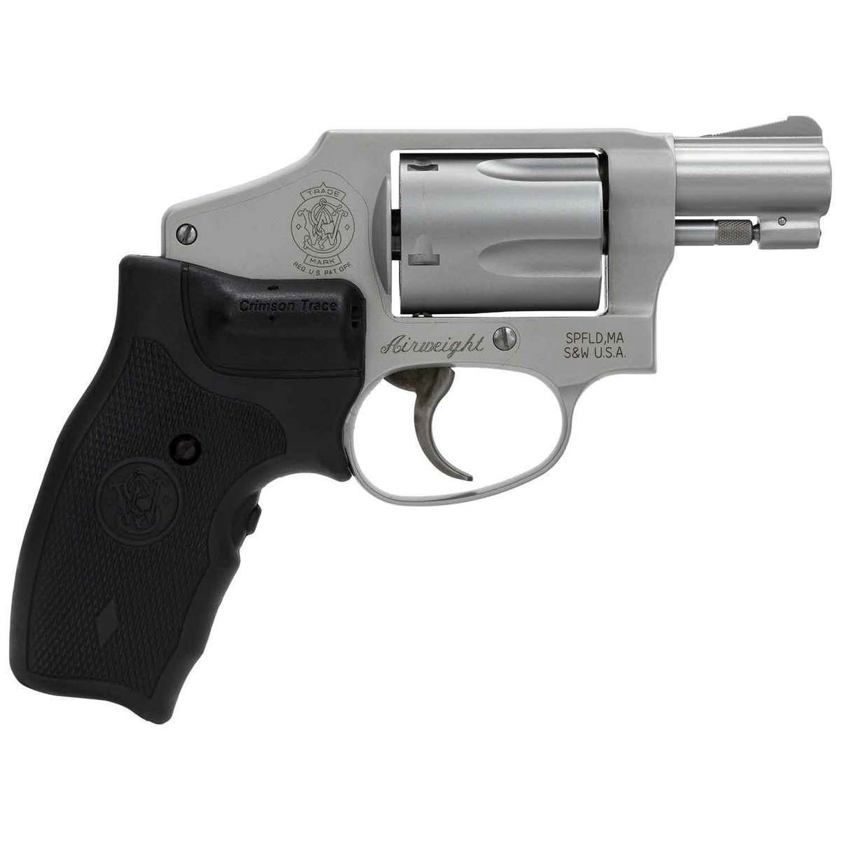 smith-wesson-model-642-revolver-1106977-1.jpg Smith & Wesson Model 642 38 Special 1.87in Matte Silver/Black Revolver – 5 Rounds - Image 1