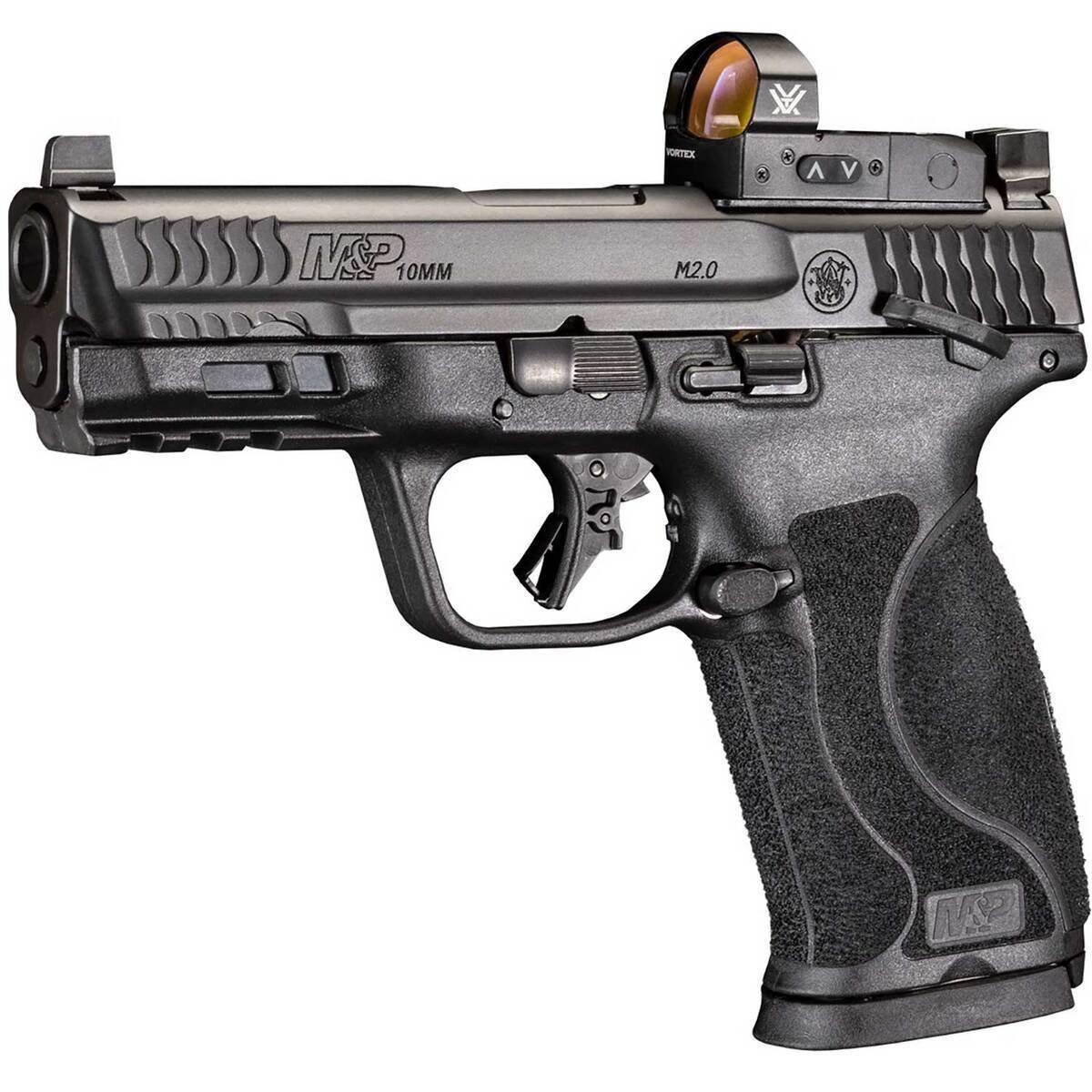 smith-wesson-mp-10mm-auto-4in-black-armornite-pistol-with-vortex-venom-151-rounds-1881628-1.jpg Smith & Wesson M&P 10mm Auto 4in Black Armornite Pistol with Vortex Venom – 15+1 Rounds - Image 1
