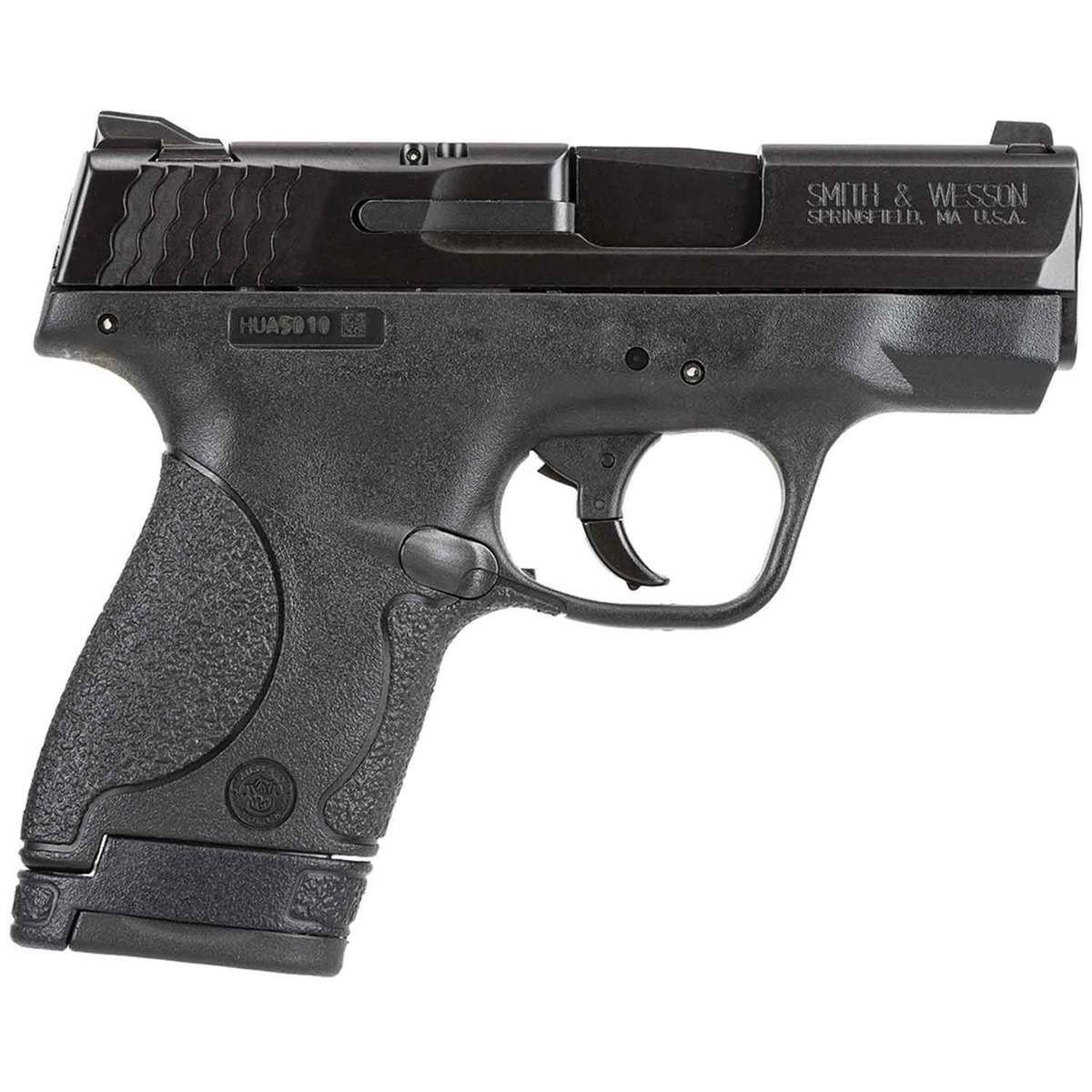 smith-wesson-mp-9-shield-9mm-luger-31in-black-pistol-81-rounds-1304923-1.jpg Smith & Wesson M&P 9 Shield 9mm Luger 3.1in Black Pistol – 8+1 Rounds - Image 1