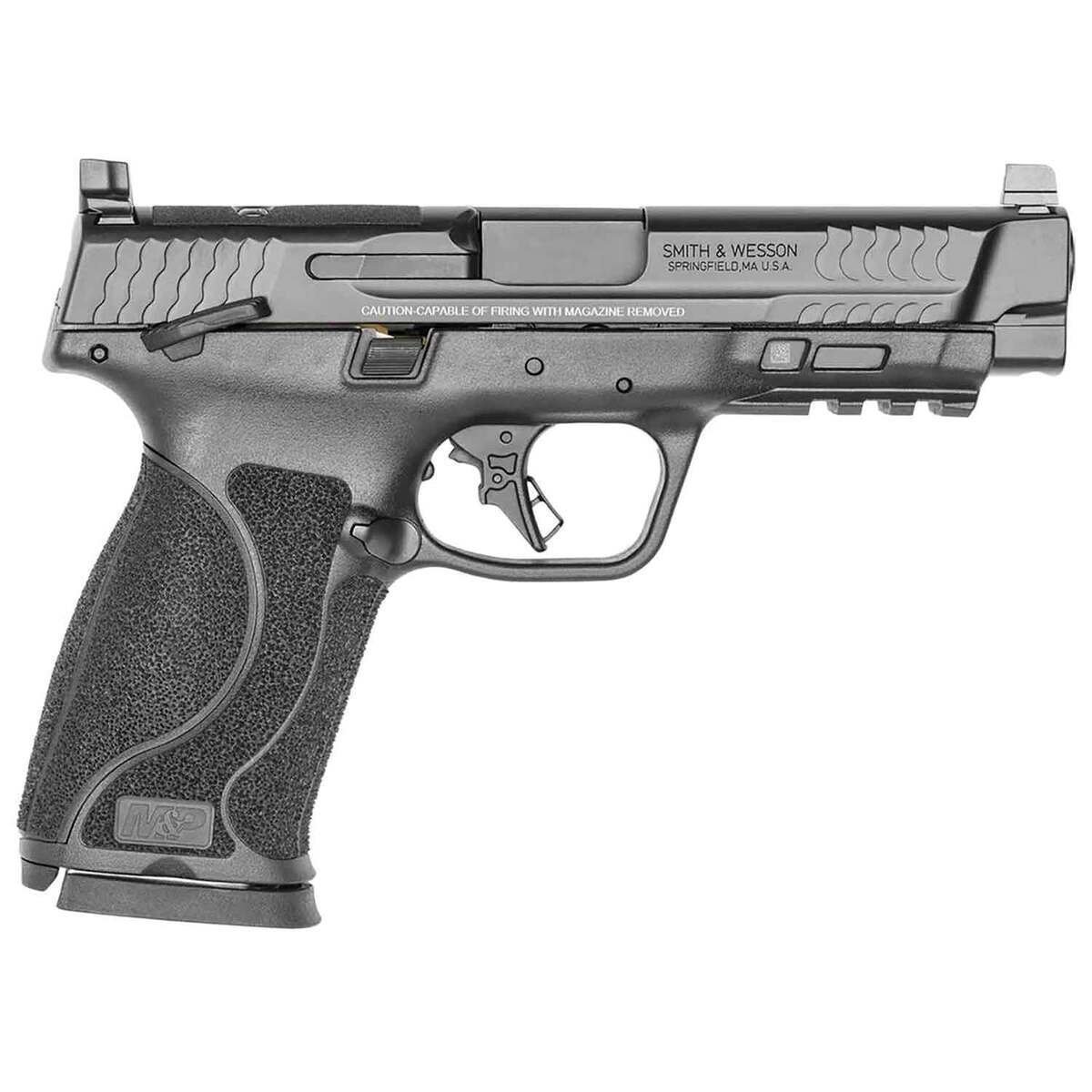 smith-wesson-mp-m20-10mm-auto-46in-black-pistol-151-rounds-1723603-1.jpg Smith & Wesson M&P M2.0 10mm Auto 4.6in Black Pistol – 15+1 Rounds - Image 1