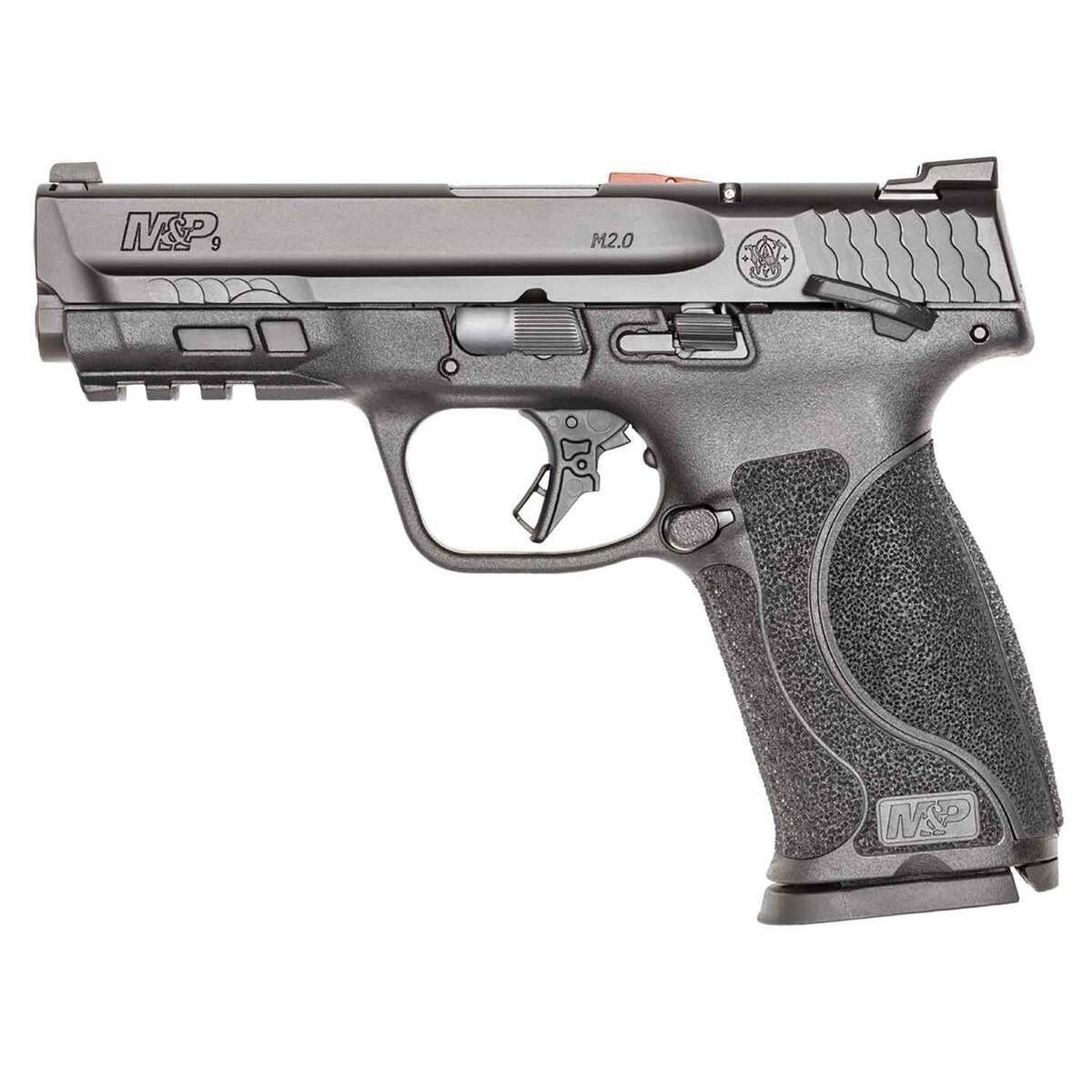 smith-wesson-mp9-m20-9mm-luger-425in-black-armornite-pistol-101-rounds-1861769-1.jpg Smith & Wesson M&P9 M2.0 9mm Luger 4.25in Black Armornite Pistol – 10+1 Rounds - Image 1