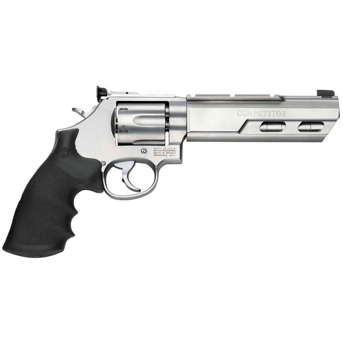 smith-wesson-performance-center-model-629-competitor-weighted-barrel-44-magnum-6in-stainless-revolver-6-rounds-1456943-1.jpg Smith & Wesson Performance Center Model 629 Competitor Weighted Barrel 44 Magnum 6in Stainless Revolver – 6 Rounds - Image 1