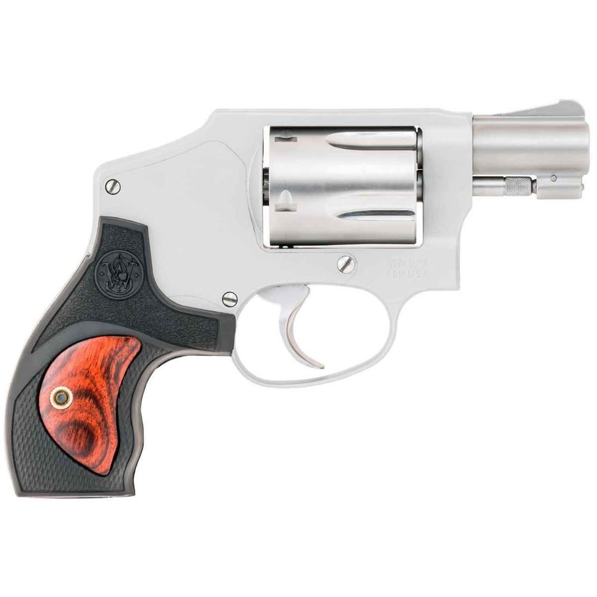 smith-wesson-performance-center-model-642-38-special-p-1875in-matte-silver-revolver-5-rounds-1476937-1.jpg Smith & Wesson Performance Center Model 642 38 Special +P 1.875in Matte Silver Revolver – 5 Rounds - Image 1