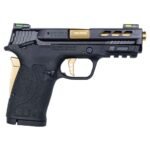 Smith & Wesson Performance Center M&P 380 Shield EZ 380 Auto (ACP) 3.8in Black/Gold Pistol – 8+1 Rounds