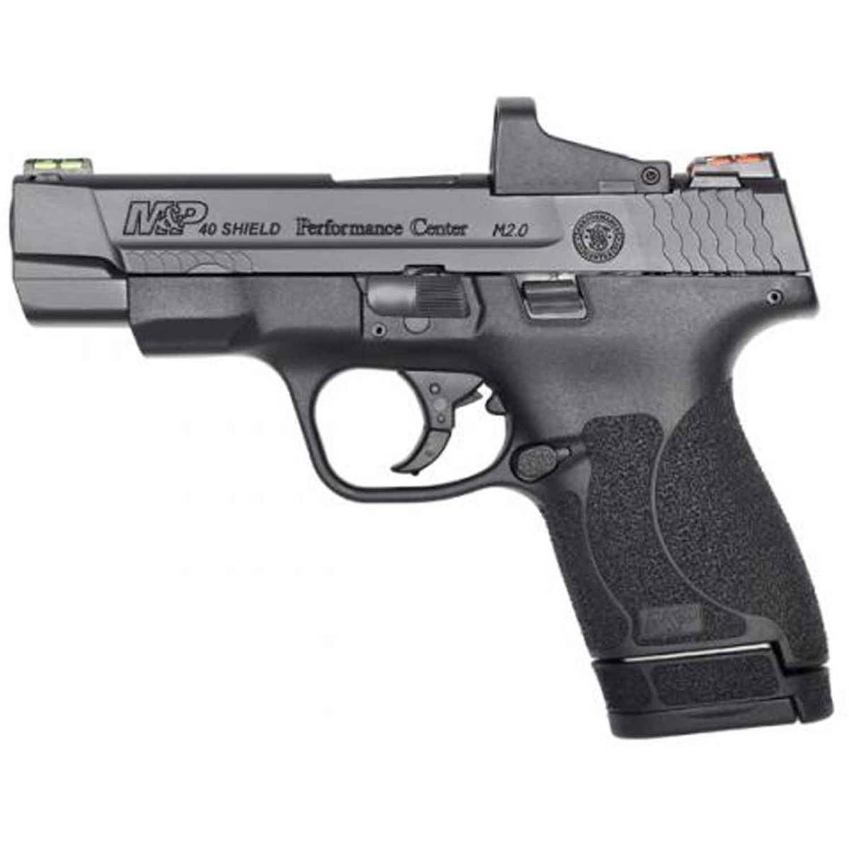 smith-wesson-performance-center-mp-40-shield-m20-optics-ready-40-sw-4in-black-stainless-pistol-71-rounds-1538598-1.jpg Smith & Wesson Performance Center M&P 40 Shield M2.0 Optics Ready 40 S&W 4in Black Stainless Pistol – 7+1 Rounds - Image 1
