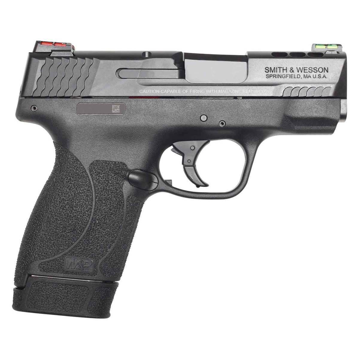 smith-wesson-performance-center-ported-mp-45-shield-m20-hi-viz-sights-45-auto-acp-33in-matte-black-pistol-71-rounds-1537824-1.jpg Smith & Wesson Performance Center Ported M&P 45 Shield M2.0 Hi Viz Sights 45 Auto (ACP) 3.3in Matte Black Pistol – 7+1 Rounds - Image 1