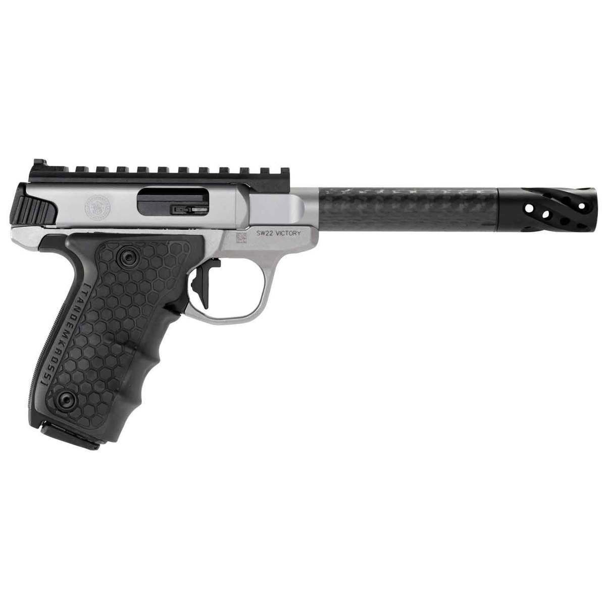smith-wesson-performance-center-victory-target-22-long-rifle-6in-stainless-pistol-101-rounds-1538591-1.jpg Smith & Wesson Performance Center Victory Target 22 Long Rifle 6in Stainless Pistol – 10+1 Rounds - Image 1