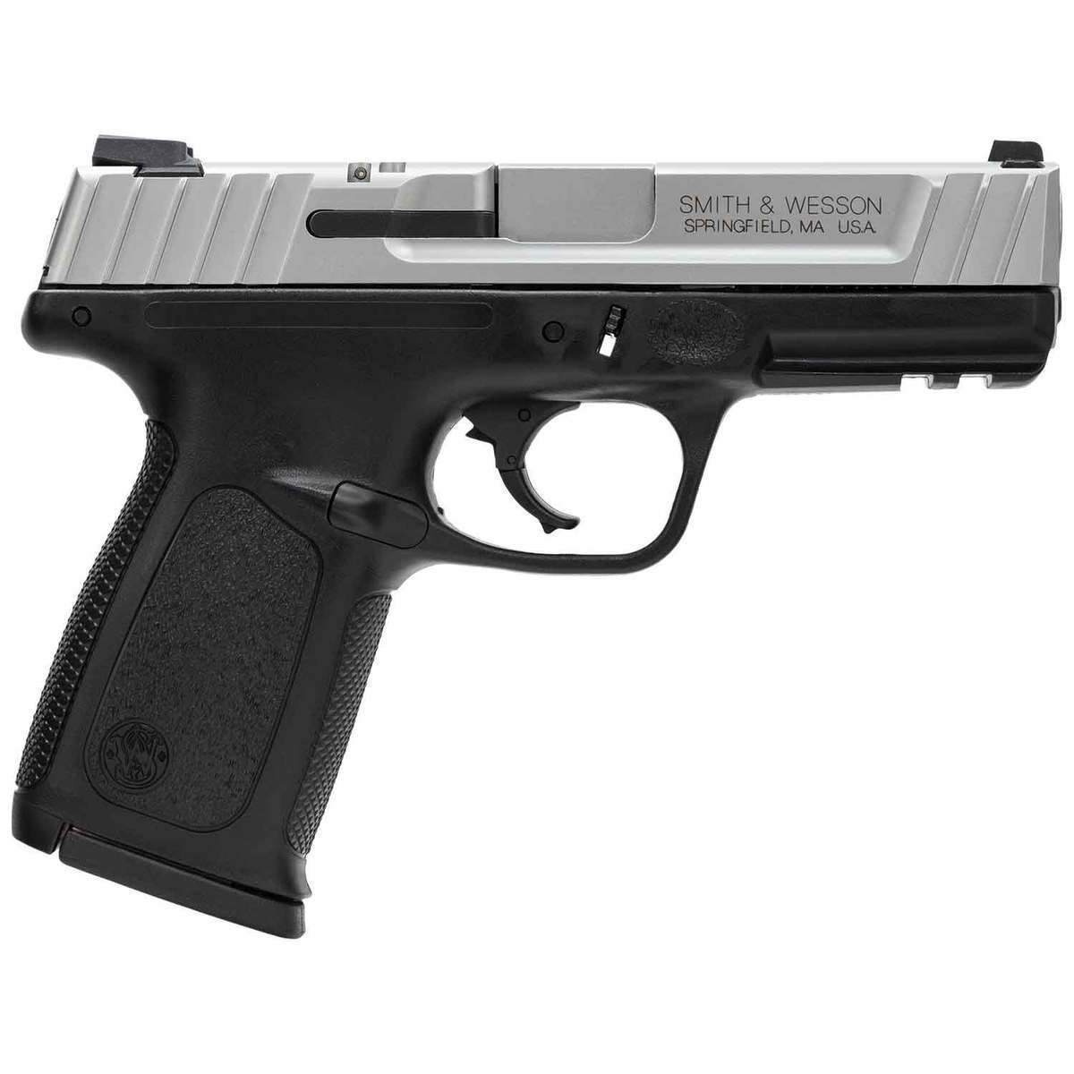 smith-wesson-sd9-ve-pistol-1300940-1.jpg Smith & Wesson SD9 VE 9mm Luger 4in Satin Stainless Pistol – 16+1 Rounds - Image 1