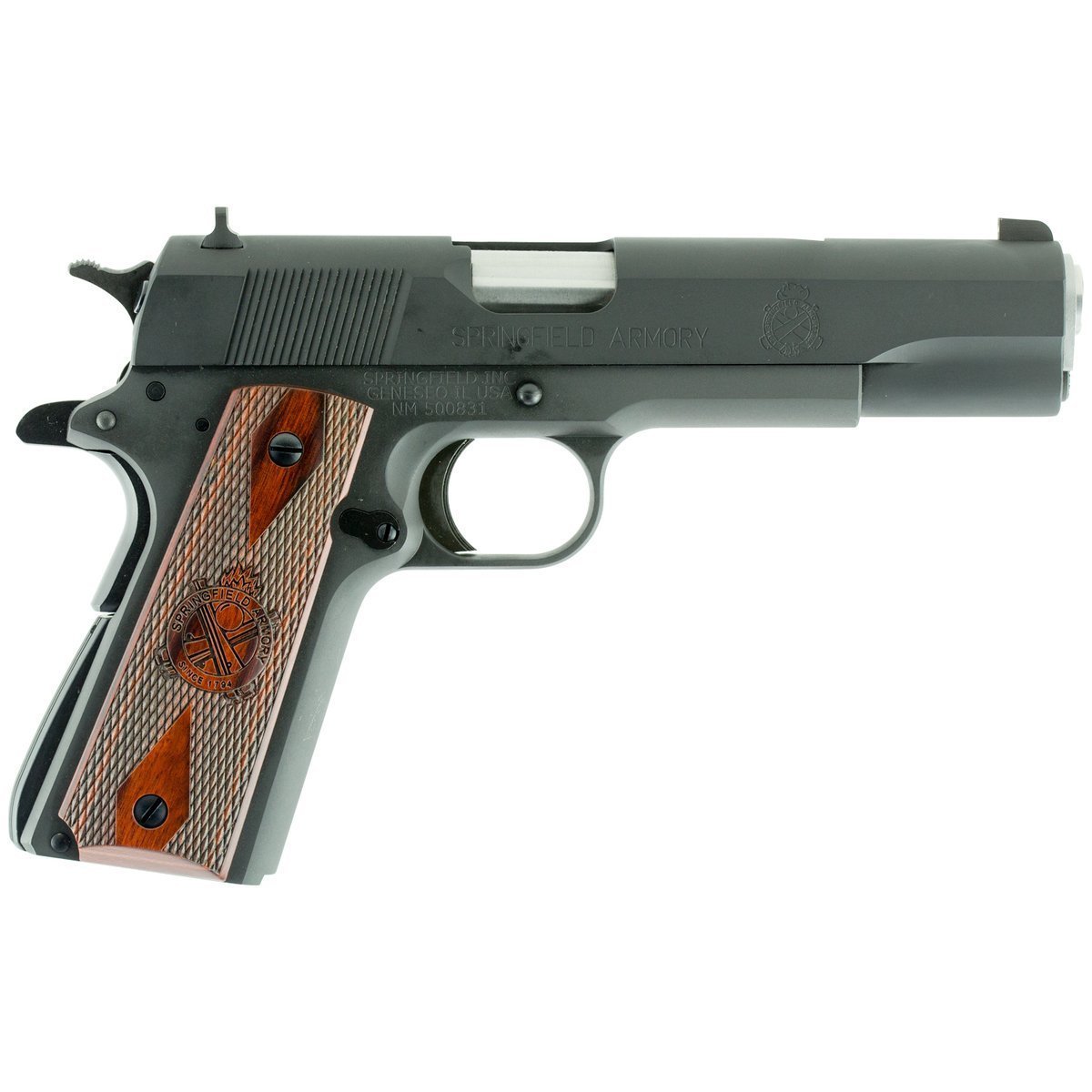 springfield-armory-1911-mil-spec-45-auto-acp-5in-parkerized-stainless-pistol-71-rounds-1469827-1.jpg Springfield Armory 1911 Mil-Spec 45 Auto (ACP) 5in Parkerized Stainless Pistol – 7+1 Rounds - Image 1