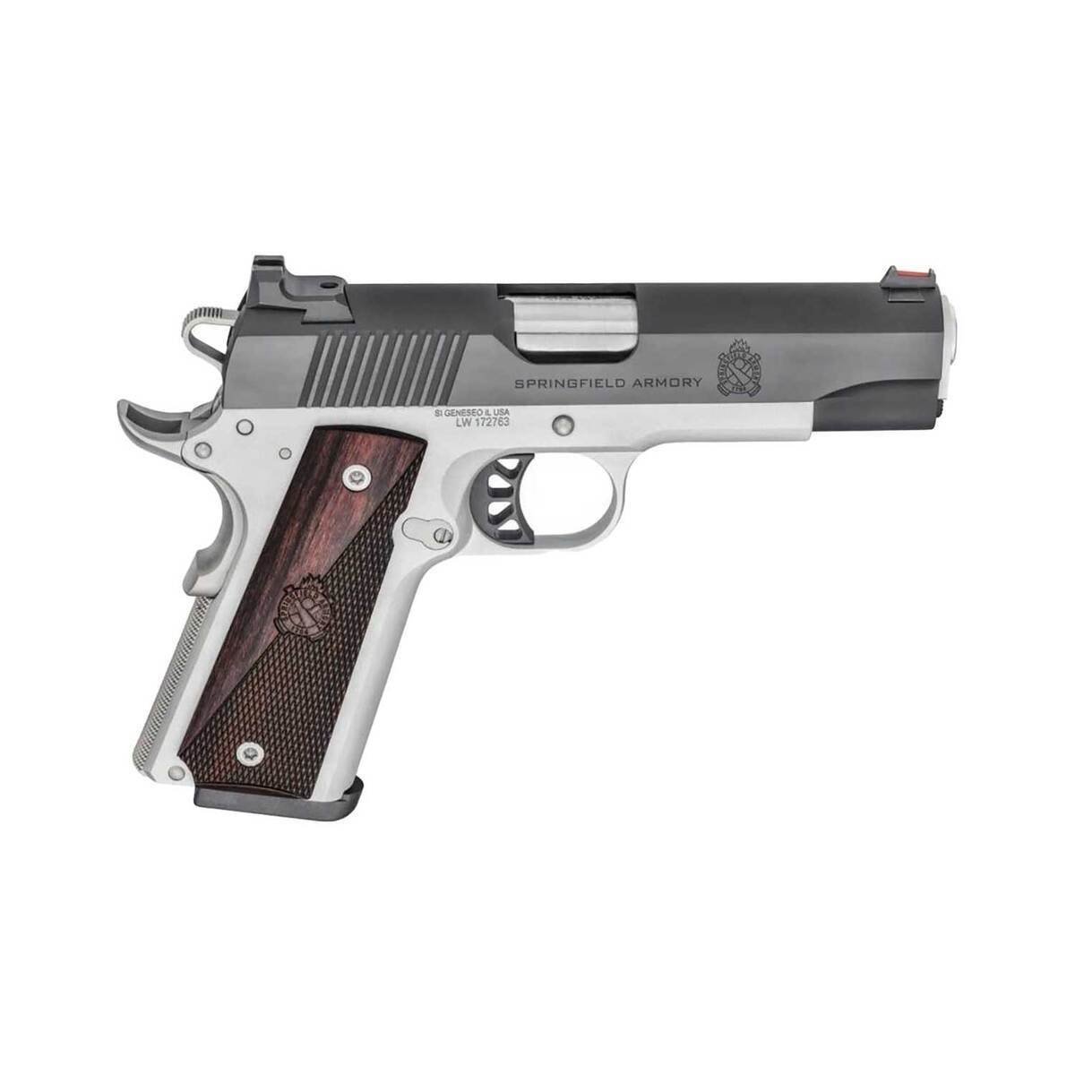 springfield-armory-ronin-1911-9mm-luger-425in-stainless-pistol-91-rounds-1722522-1.jpg Springfield Armory Ronin 1911 9mm Luger 4.25in Stainless Pistol – 9+1 Rounds - Image 1