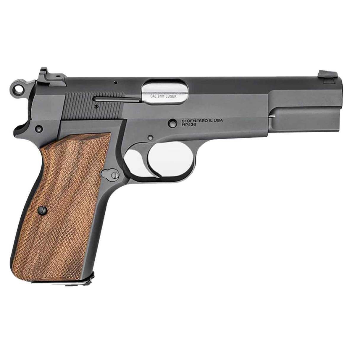 springfield-armory-sa-35-9mm-luger-47in-bluedwood-pistol-151-rounds-1722514-1.jpg Springfield Armory SA-35 9mm Luger 4.7in Blued/Wood Pistol – 15+1 Rounds - Image 1