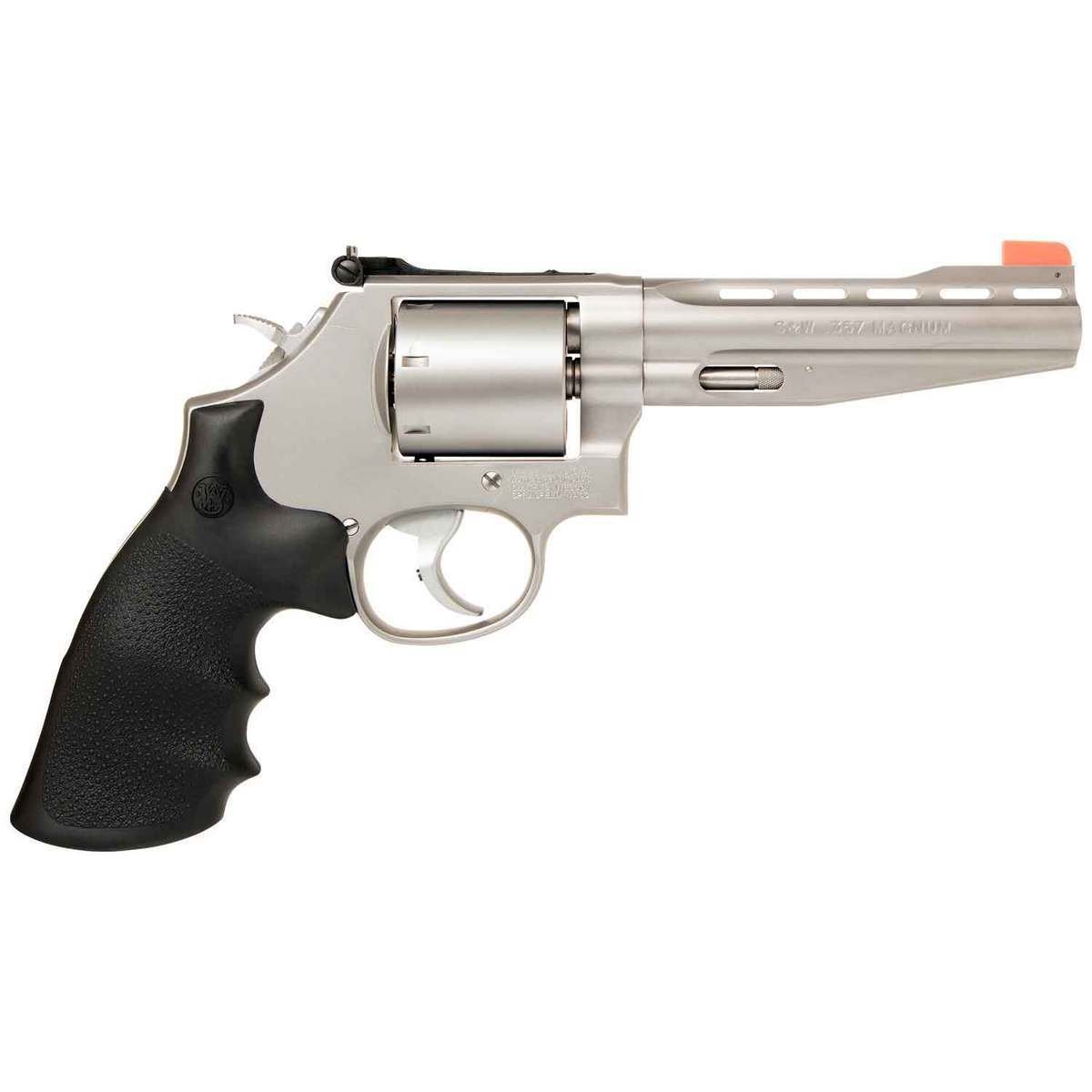 sw-m686-11760-pfmc-357-5in-vr-7rd-1506958-1.jpg Smith & Wesson M686+ 357 Magnum 5in Stainless Steel Revolver – 7 Rounds - Image 1