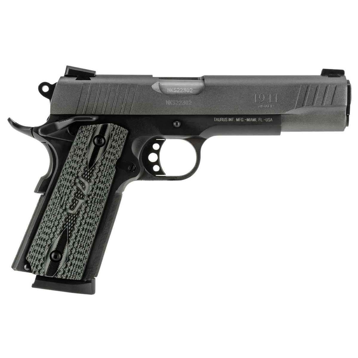 taurus-1911-45-auto-acp-5in-gray-cerakote-pistol-81-rounds-1626883-1.jpg Taurus 1911 45 Auto (ACP) 5in Gray Cerakote Pistol – 8+1 Rounds - Image 1