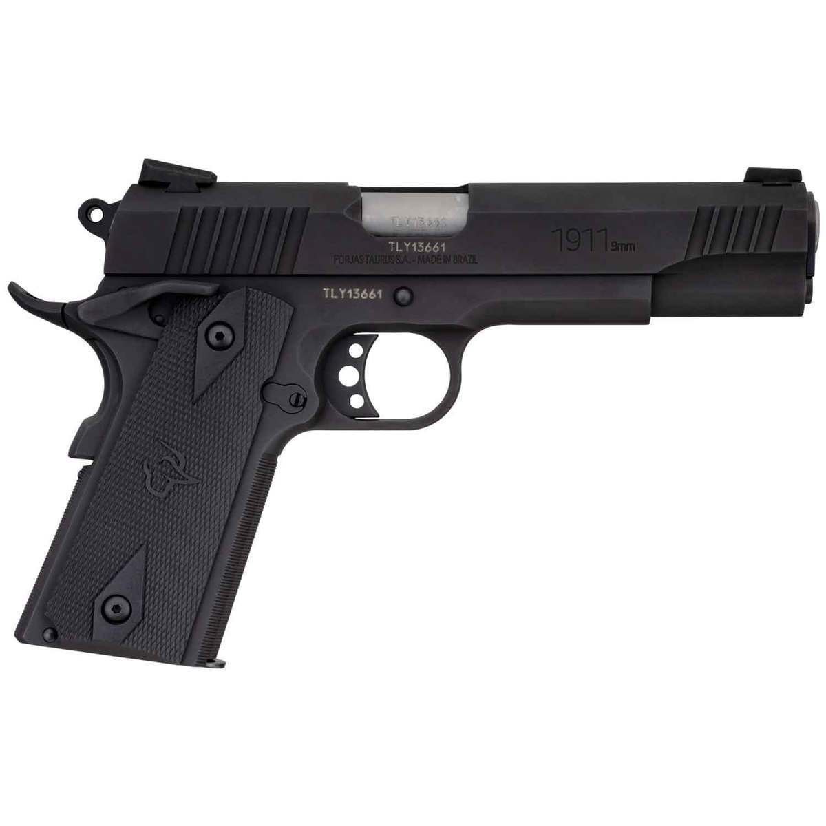 taurus-1911-9mm-luger-5in-black-pistol-91-rounds-1626933-1.jpg Taurus 1911 9mm Luger 5in Black Pistol – 9+1 Rounds - Image 1