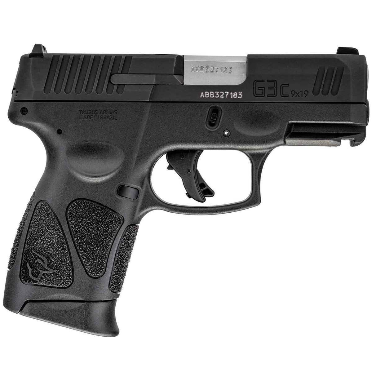 taurus-g3c-9mm-luger-325in-black-pistol-101-rounds-1651267-1.jpg Taurus G3C 9mm Luger 3.25in Black Pistol – 10+1 Rounds - Image 1