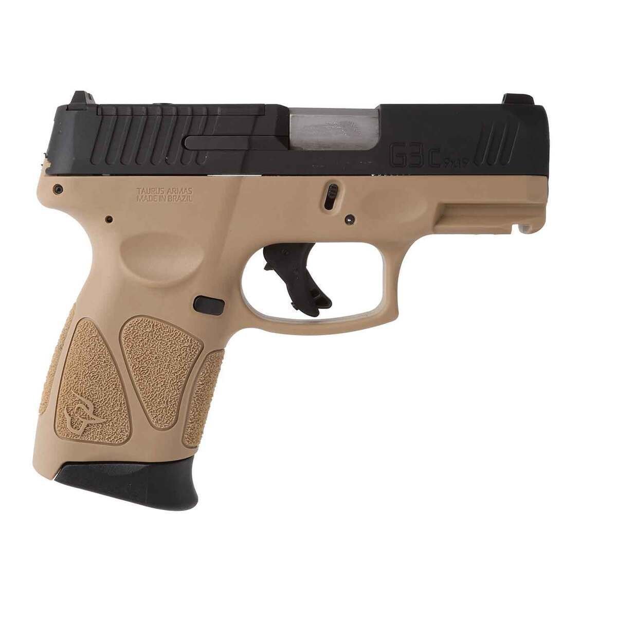 taurus-g3c-optics-ready-9mm-luger-32in-matte-black-tenifer-pistol-121-rounds-1791585-1.jpg Taurus G3C Optics Ready 9mm Luger 3.2in Matte Black Tenifer Pistol – 12+1 Rounds - Image 1